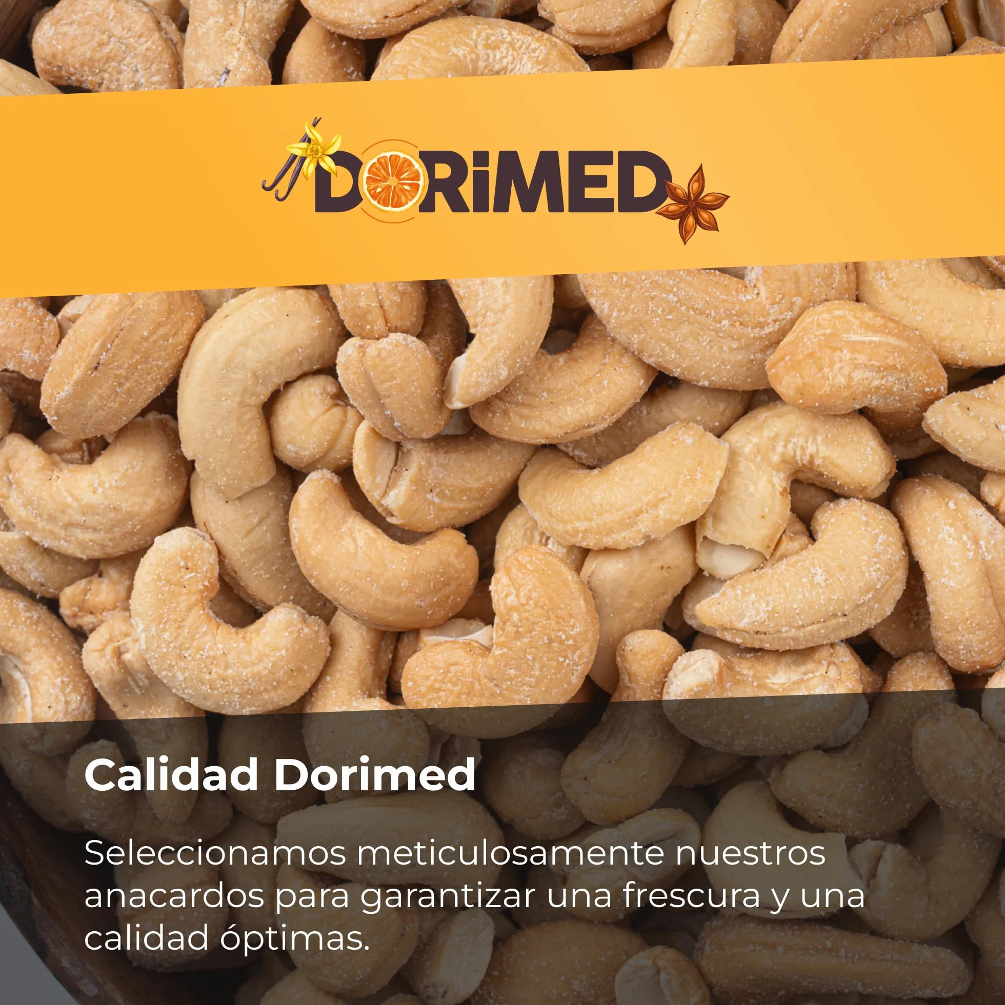 Anacardos Salados Enteros | 1 Kg de Piezas de Frutos Secos de Origen 100% Natural | Nuez Sin Cáscara | Anacardium Occidentale | Tostados | Cashews nuts | Dieta vegana y vegetariana