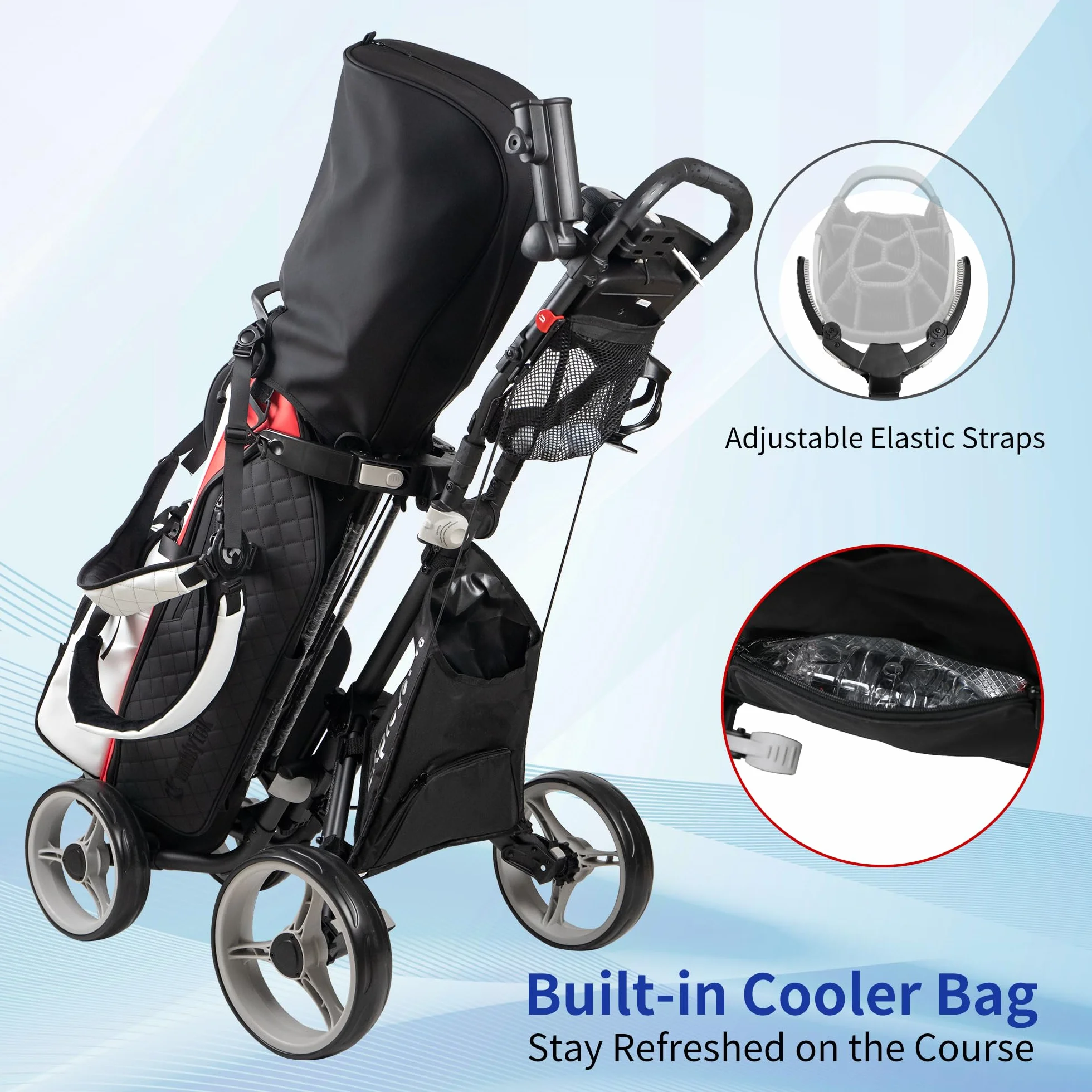 Caddytek Explorer V8 Carrito de Golf Superlite 4 Ruedas