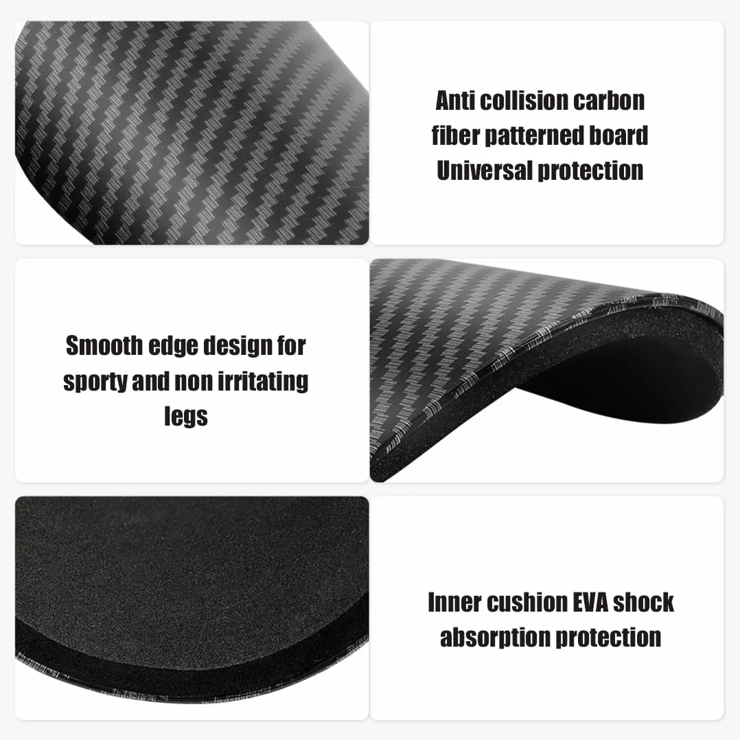 Espinilleras de Fútbol Mini 9.5x6 cm Protección para Hombre Mujer Niños