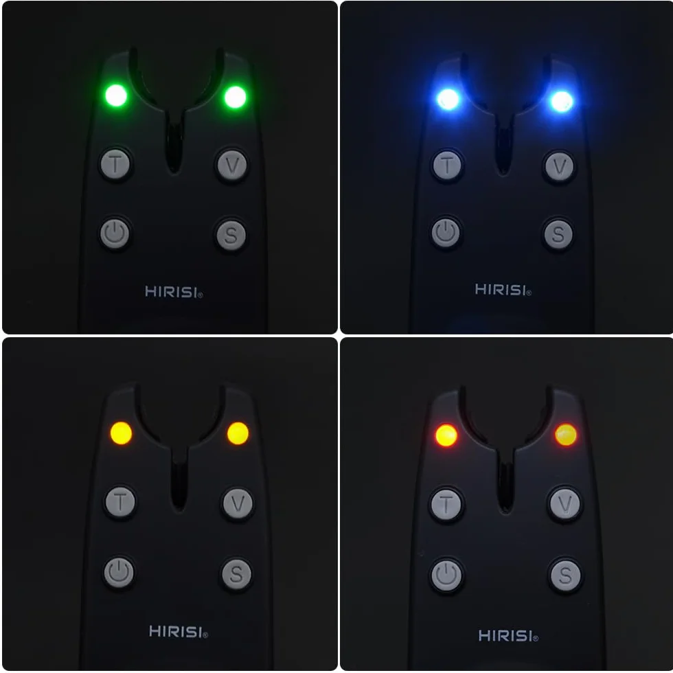 Hirisi Tackle Juego de alarma de pesca inalámbrica B1236