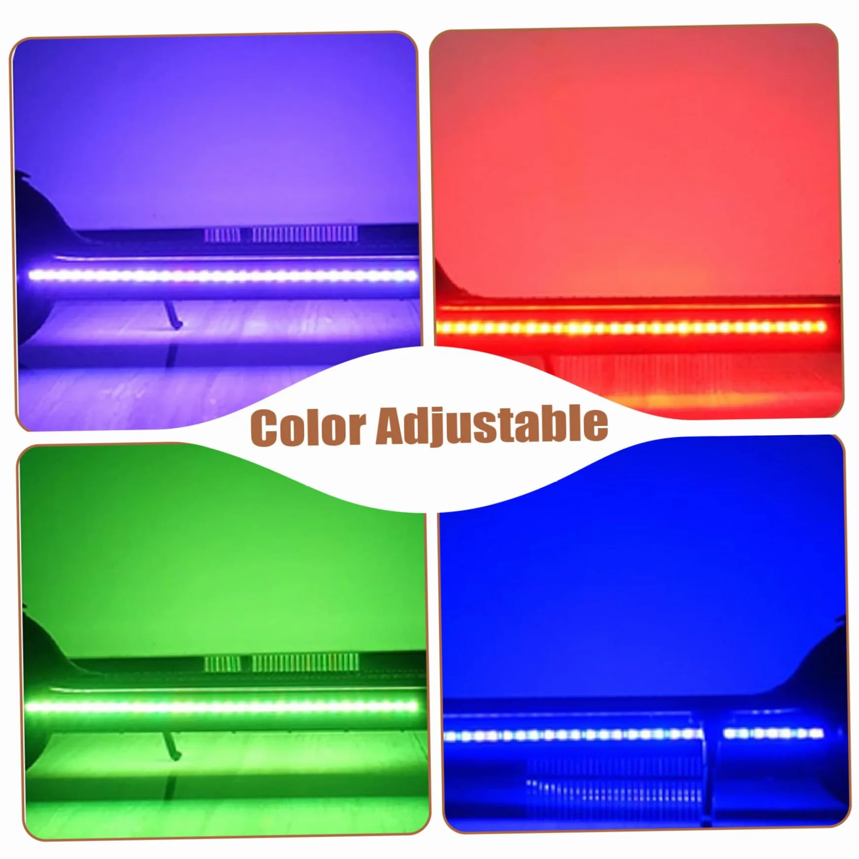 Luces de scooter eléctricas 50 cm 2 piezas impermeable decorativa para conducción nocturna