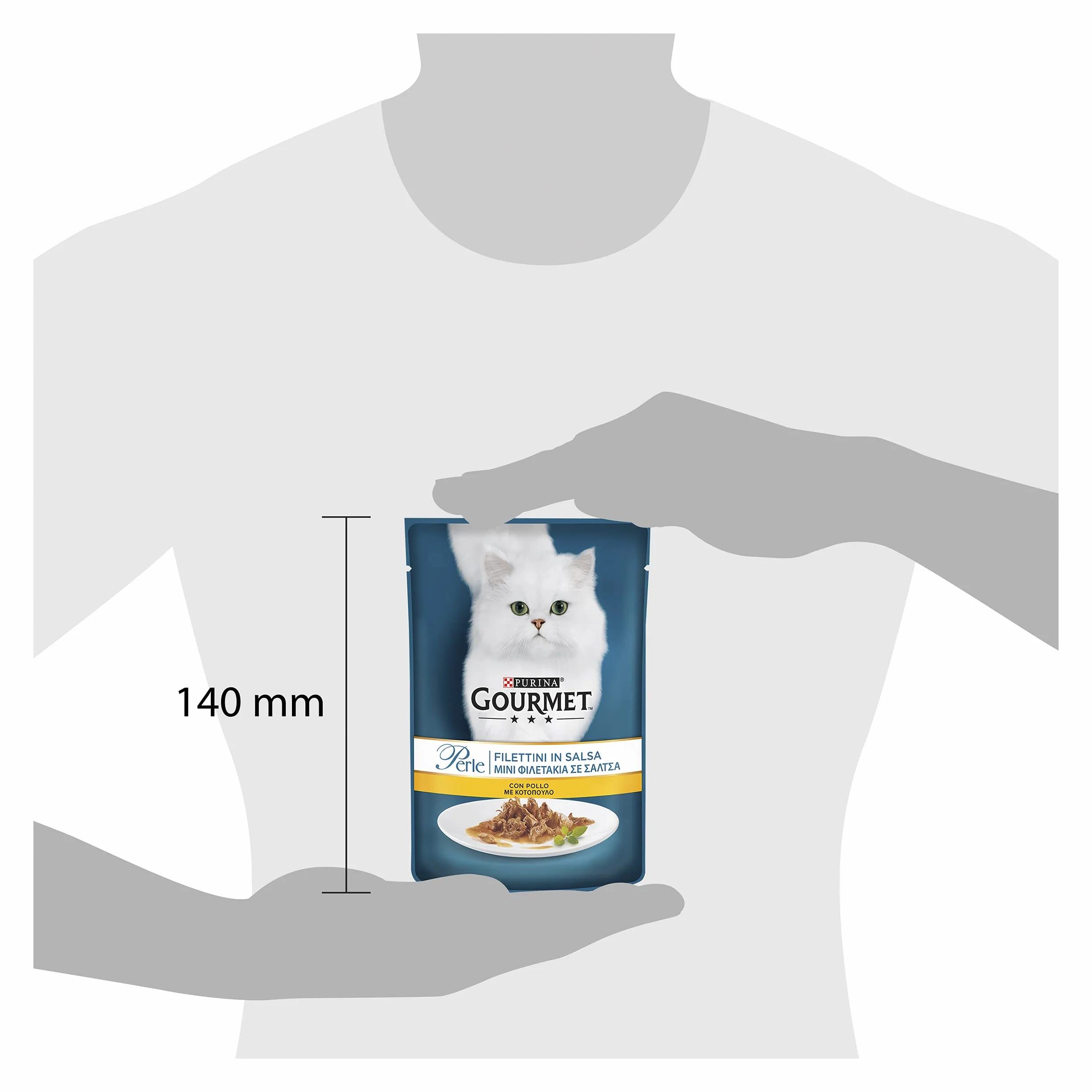 Gourmet Perle filetes de pollo 85 g, 24 Piezas