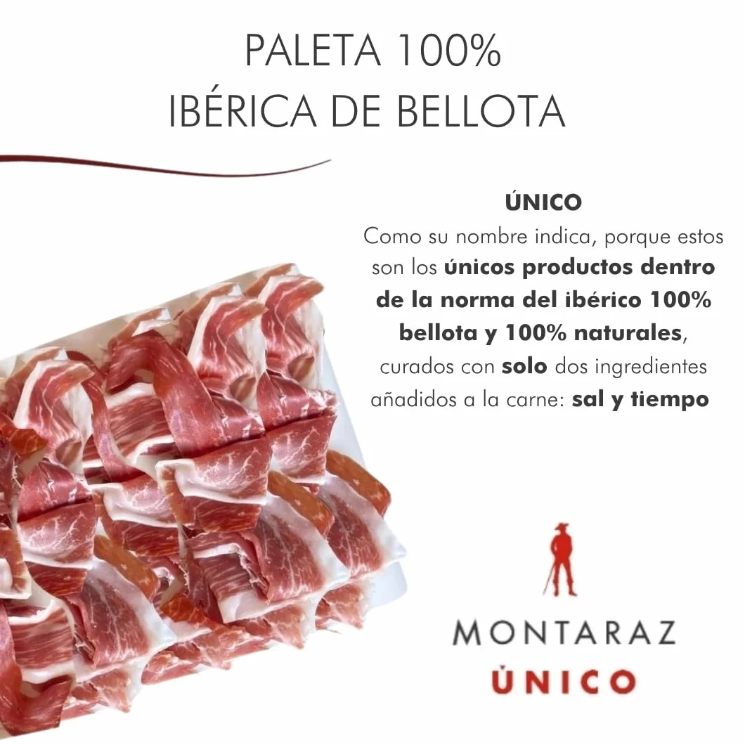 Paleta Ibérica de Bellota 100% Raza Ibérica Curación 24 Meses 4,5-5 kg Sin Aditivos