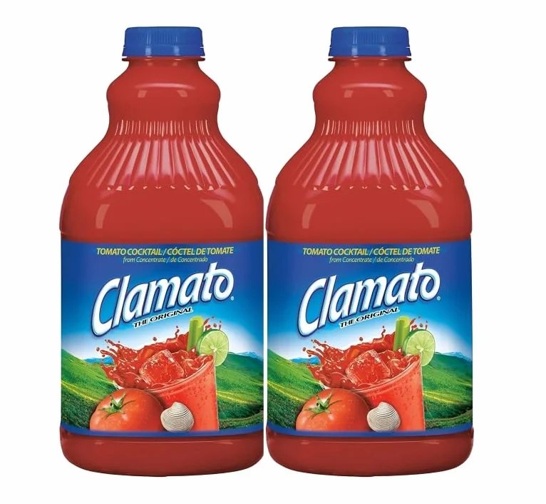 Clamato - Cóctel de tomate concentrado 2 uds x 1,8 L - Pack Promoo