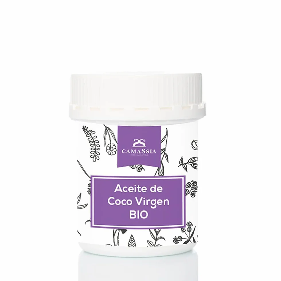 Camassia Aceite de coco virgen BIO | Aceites vegetales | prensado en frío, natural y puro, de agricultura ecológica | 100ml