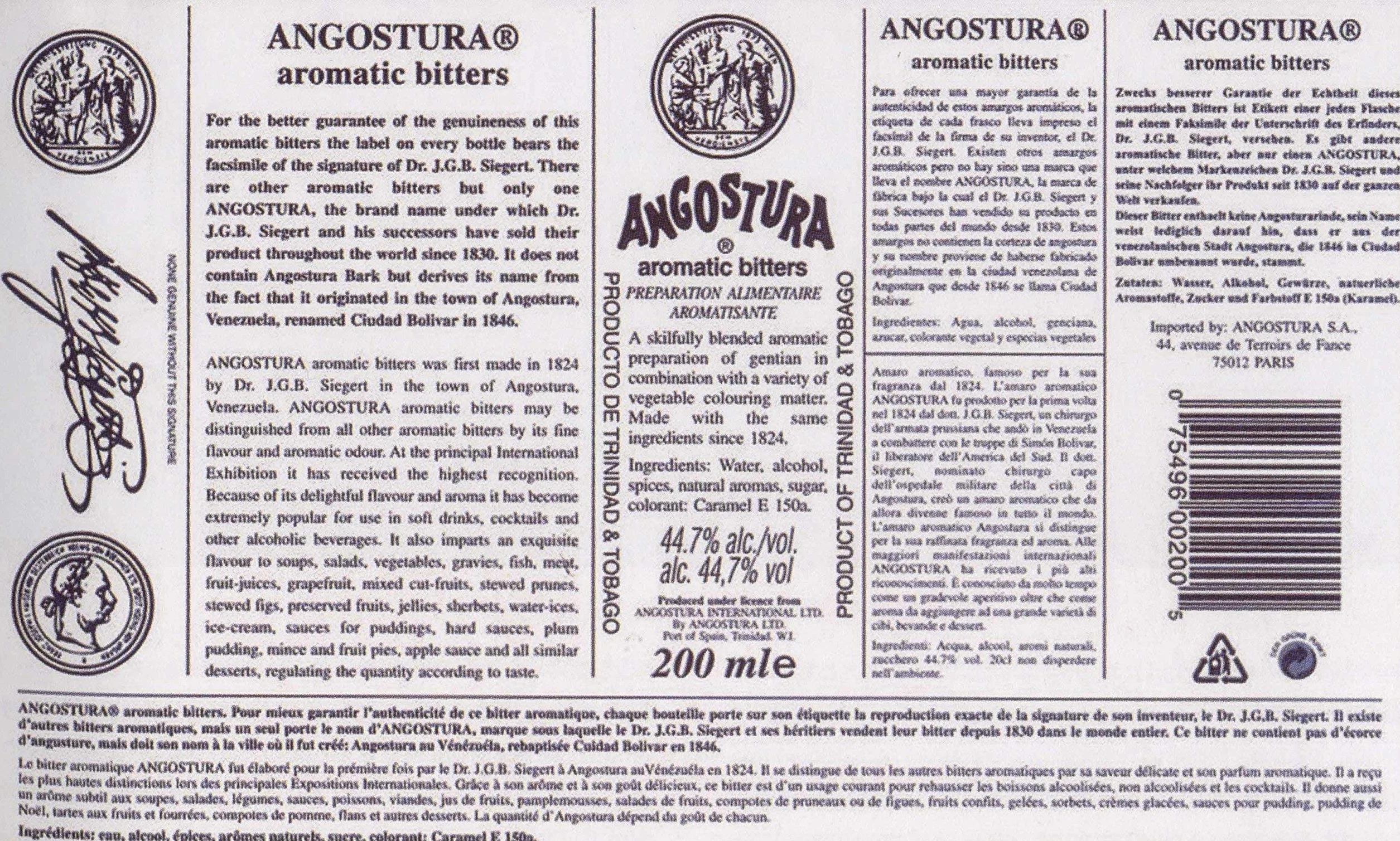 Angostura Bitters 200ml