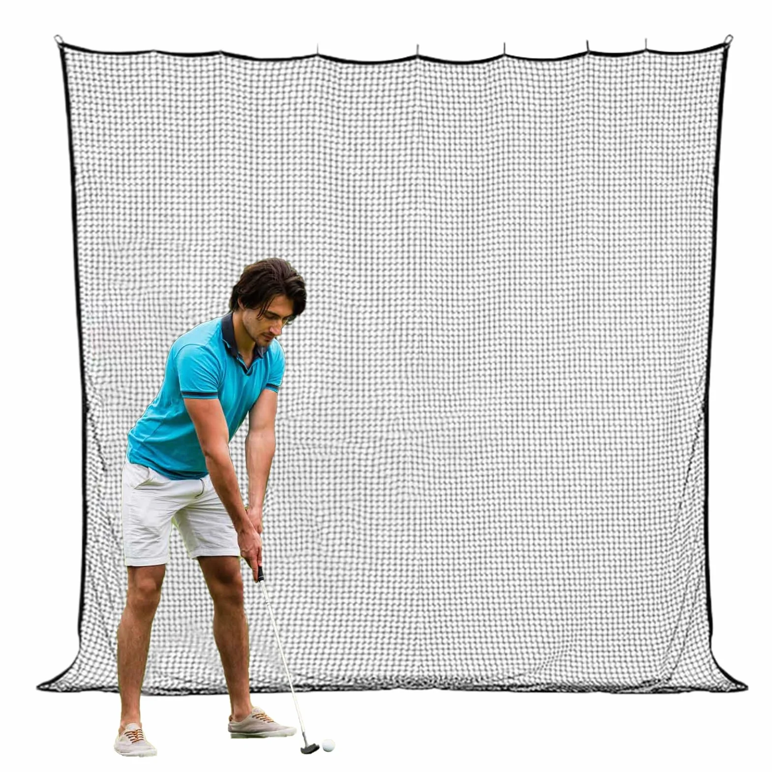 Red de Entrenamiento de Golf 3x3 Metros para Práctica Interior y Exterior