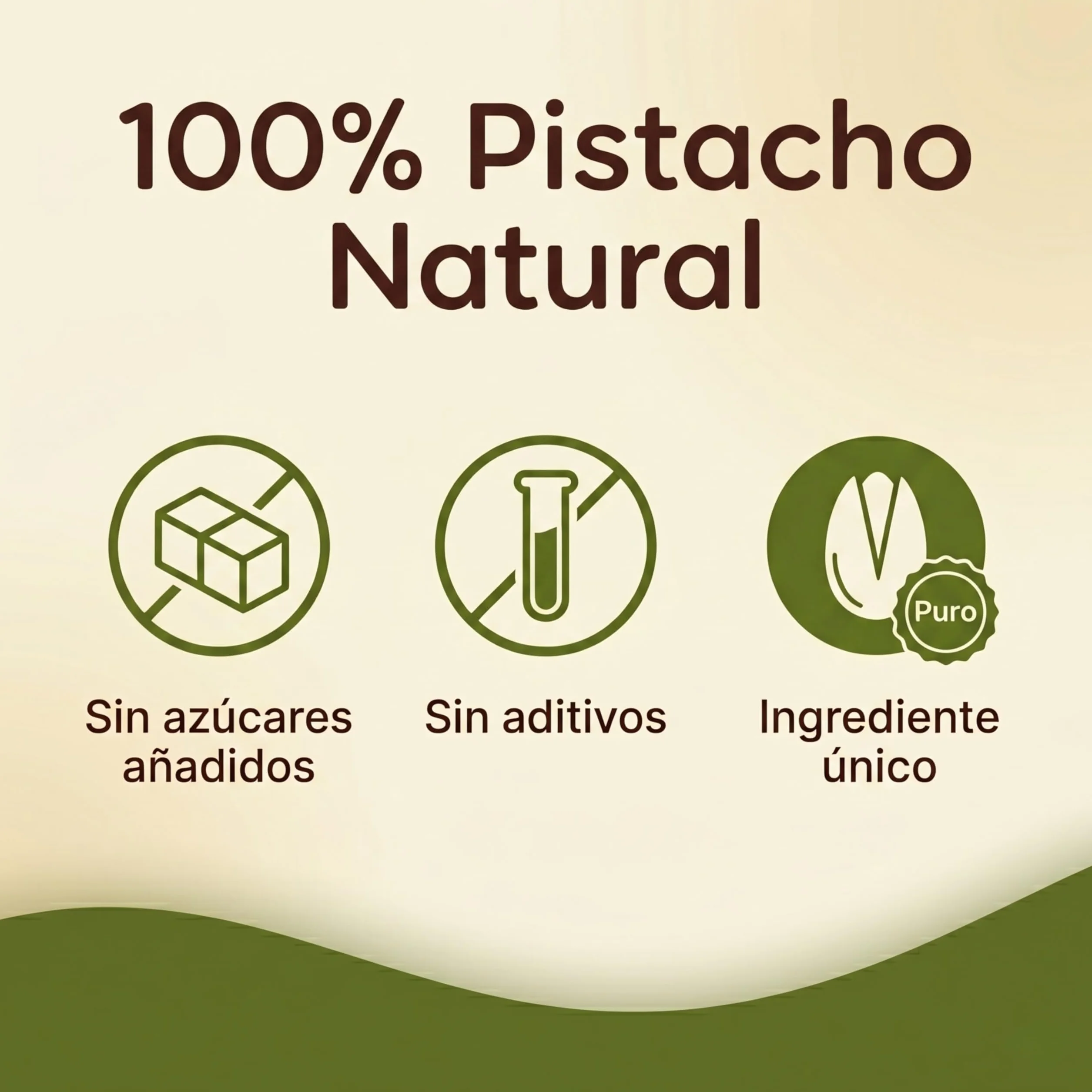 Crema 100% de Pistacho Ibérico – Pasta Pura de Pistacho Natural sin Azúcar ni Aditivos – Textura Cremosa para Postres, Repostería, Desayunos y Recetas Saladas - La Pistachería (250 gr)