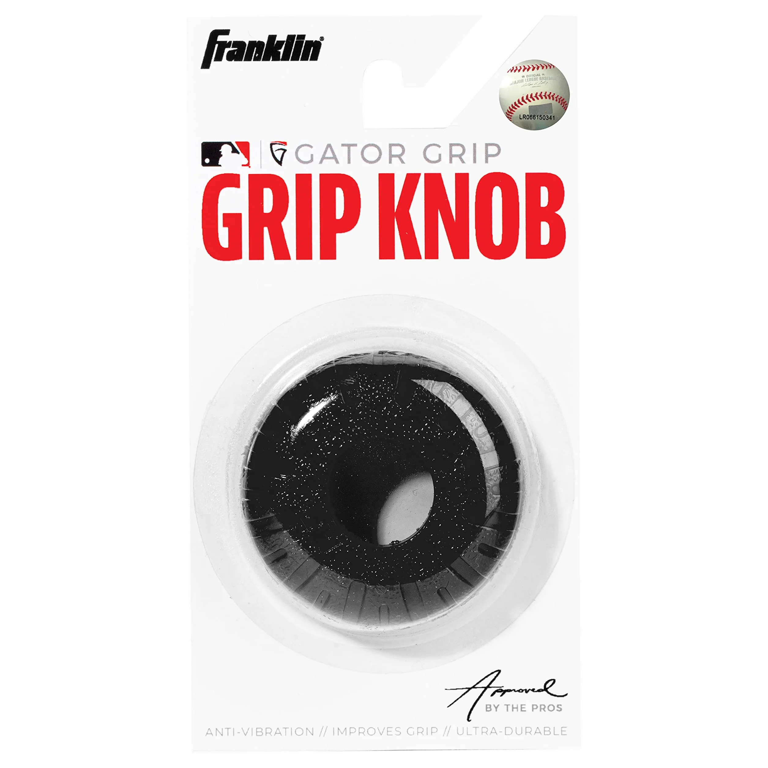 Franklin Sports Gator Grip Bat Nub - Perilla de Agarre para Bate de béisbol y sóftbol