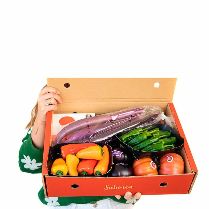 Selección de Verduras Gourmet 3 kg La Parcela, Origen España, Andalucía (Costa Tropical), Comprar Fruta y Verdura Fresca, De La Huerta A Tu Casa, Producto de Cooperativa Granada La Palma