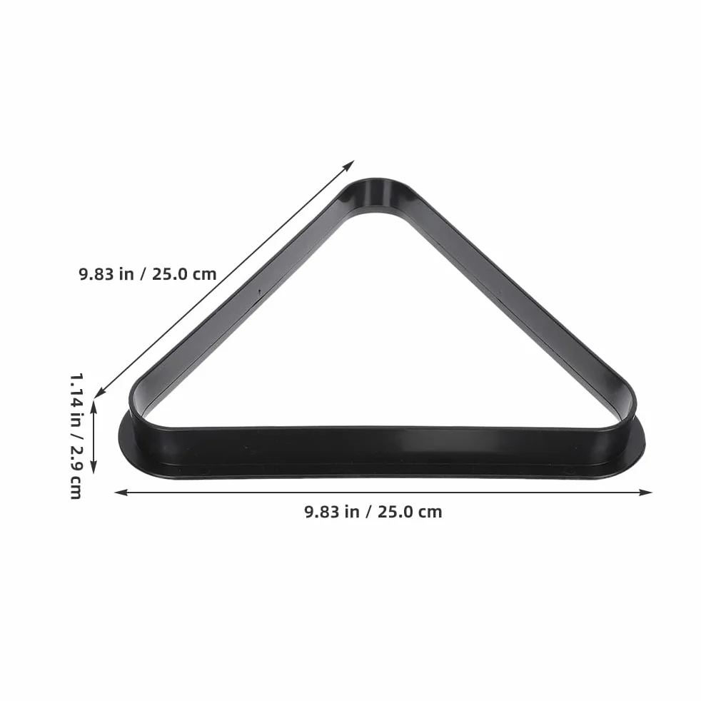Soporte Triangular Billar Mini Niños 22.5 cm Plástico Duradero Organizador Portátil Mesa Billar
