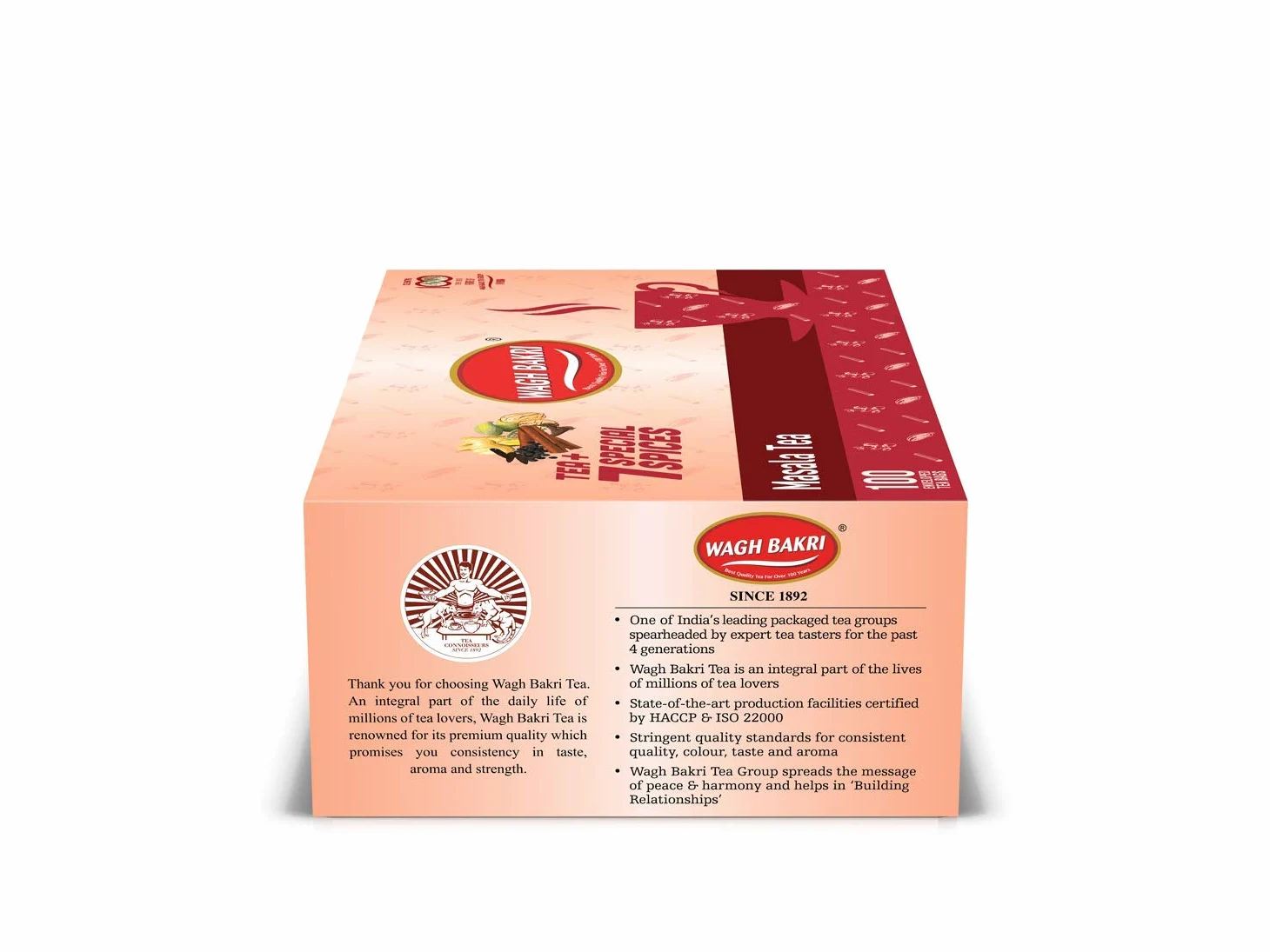 Wagh Bakri Masala Chai 100's (Pack of 3)