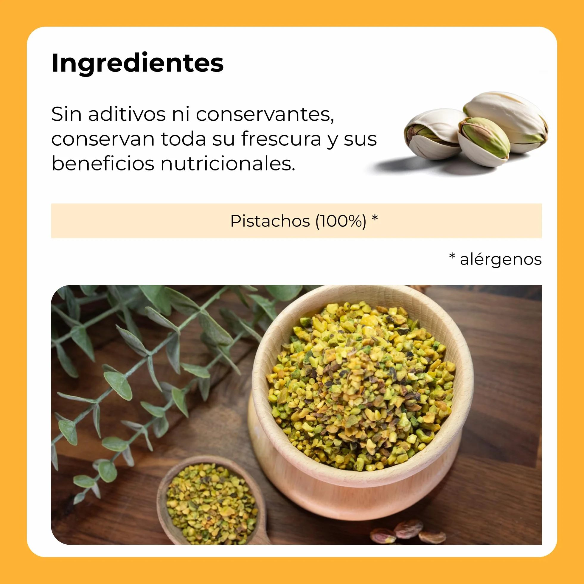 Pistachos Picados y Crudos | Sin Sal | 1 Kg de pistachos de origen natural | Vegano y vegetariano | Sin cáscara | Pelados y frescos | No tostados | Dorimed