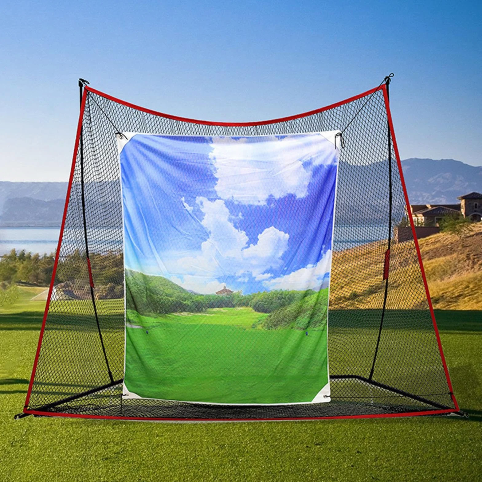 Equipo de Entrenamiento de Golf Plegable de Bajo Ruido Repuesto Red de Golf