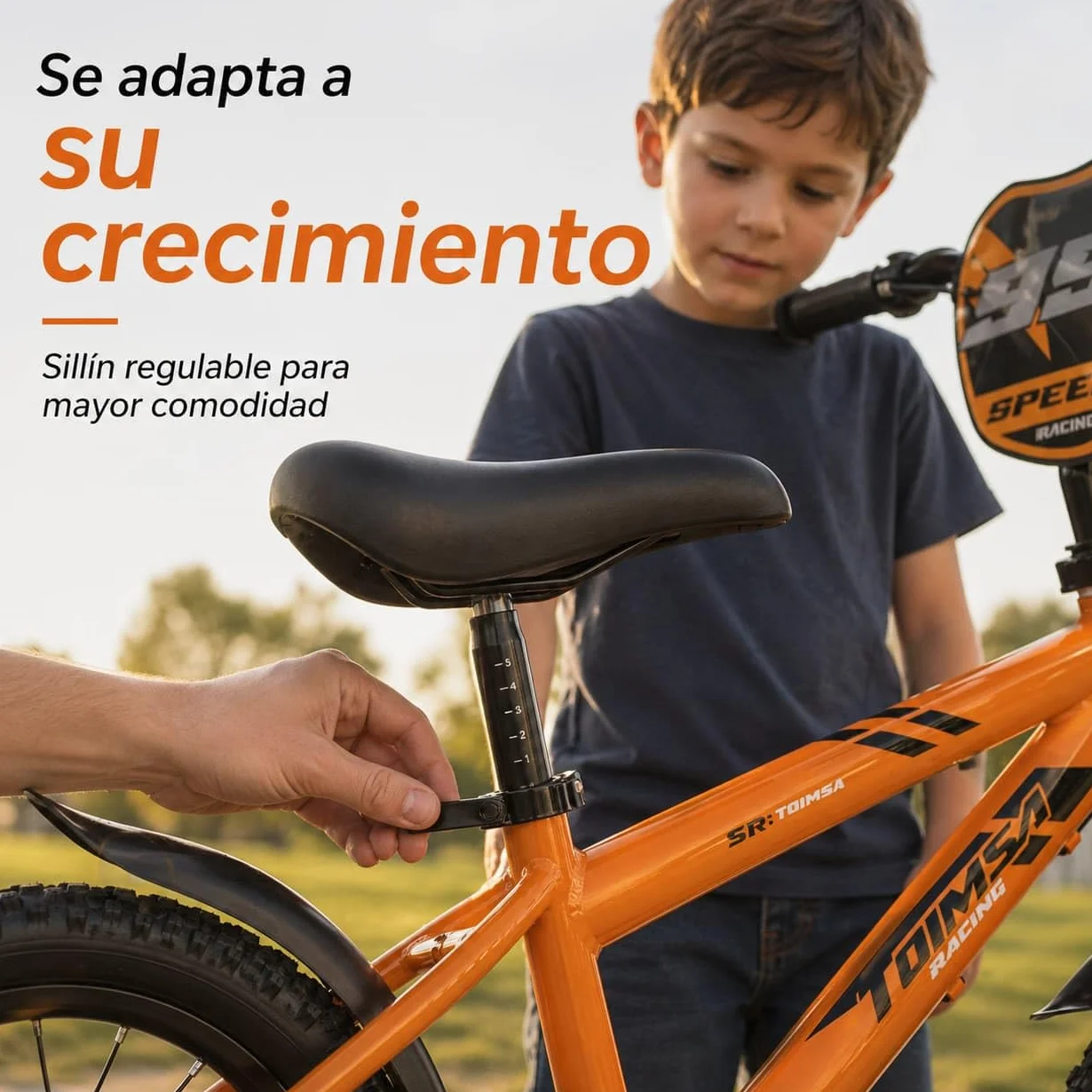 TOIMSA Bicicleta 16" Speed Racing
