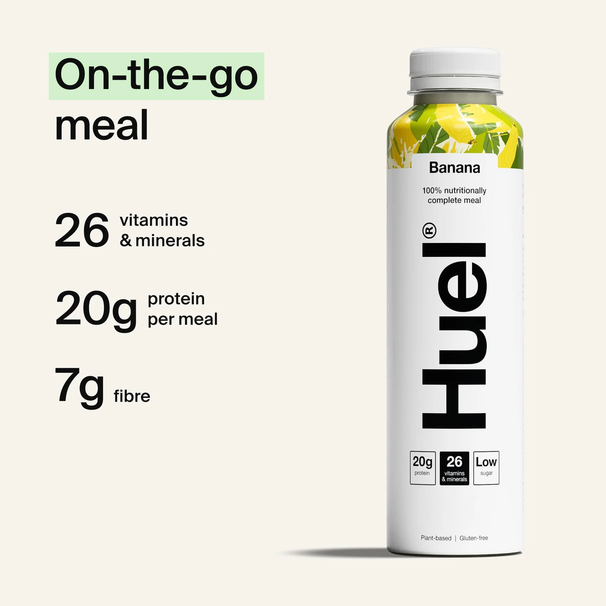 Huel Listo para Beber Comida Completa Plátano 8x500ml