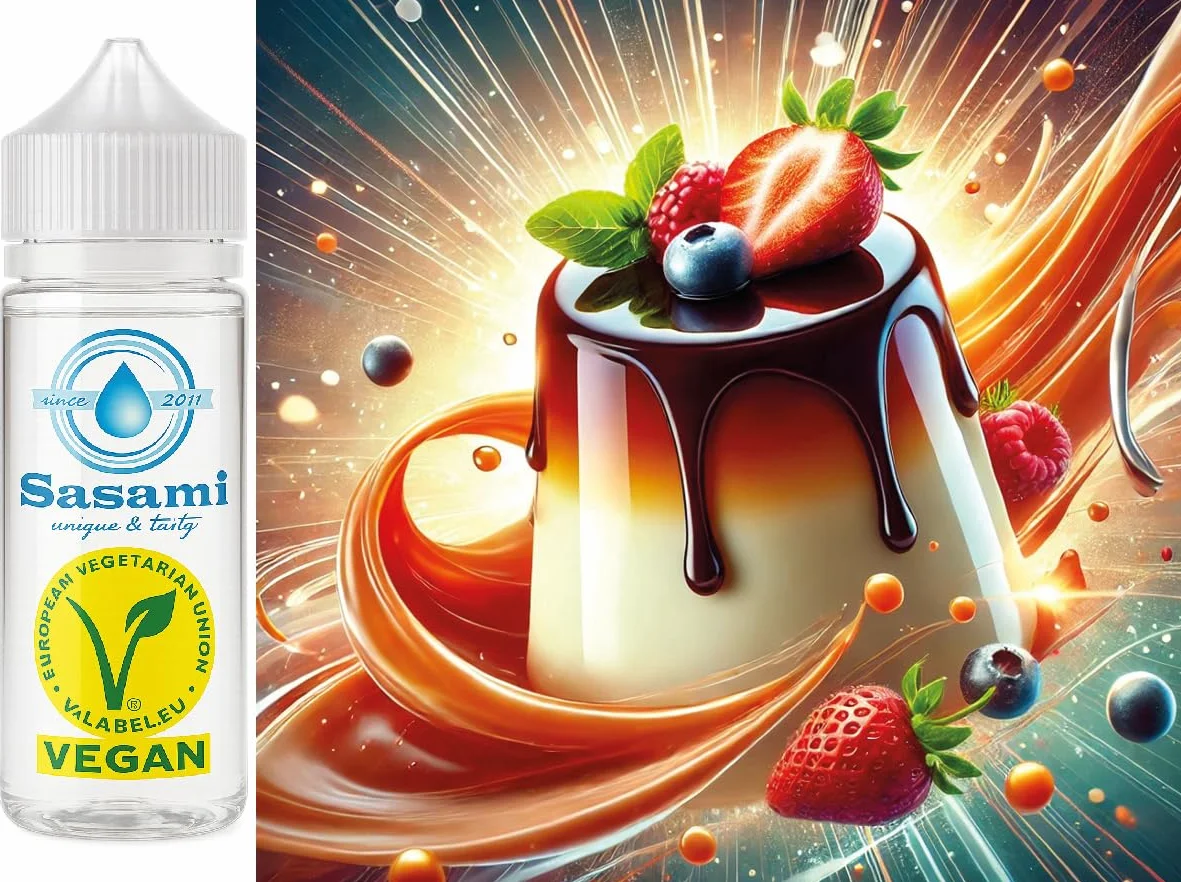 Pannacotta aroma concentrado - Vegano - Sasami - 10ml