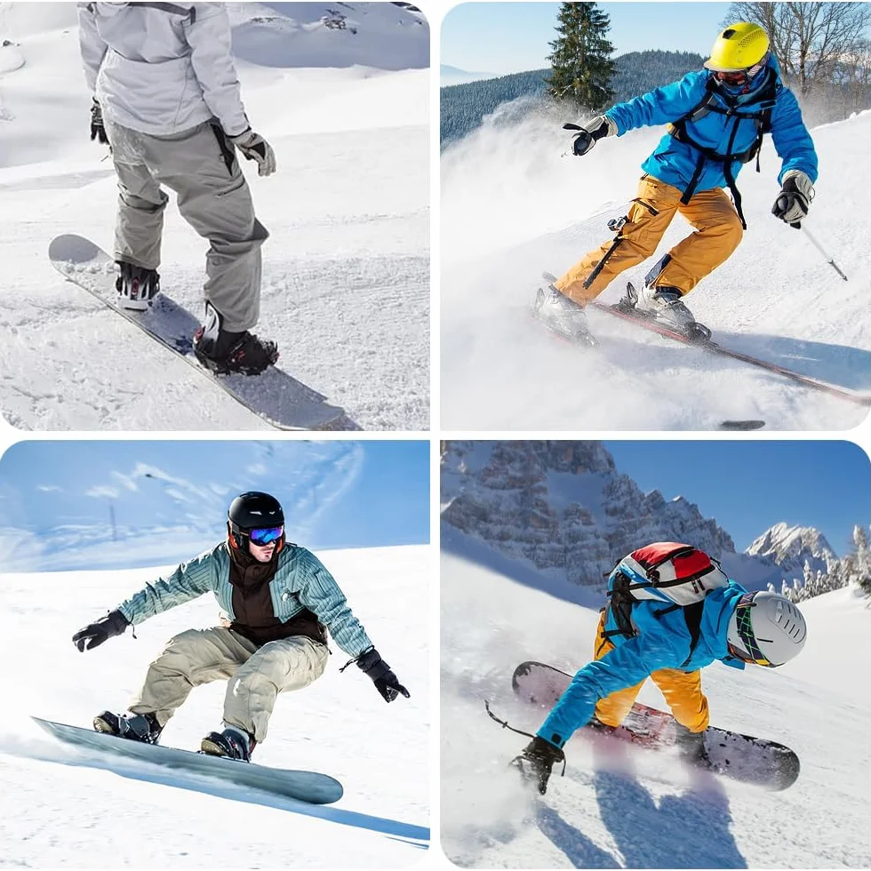 Correas de Tobillo para Snowboard 3 Pares de Repuesto Unión