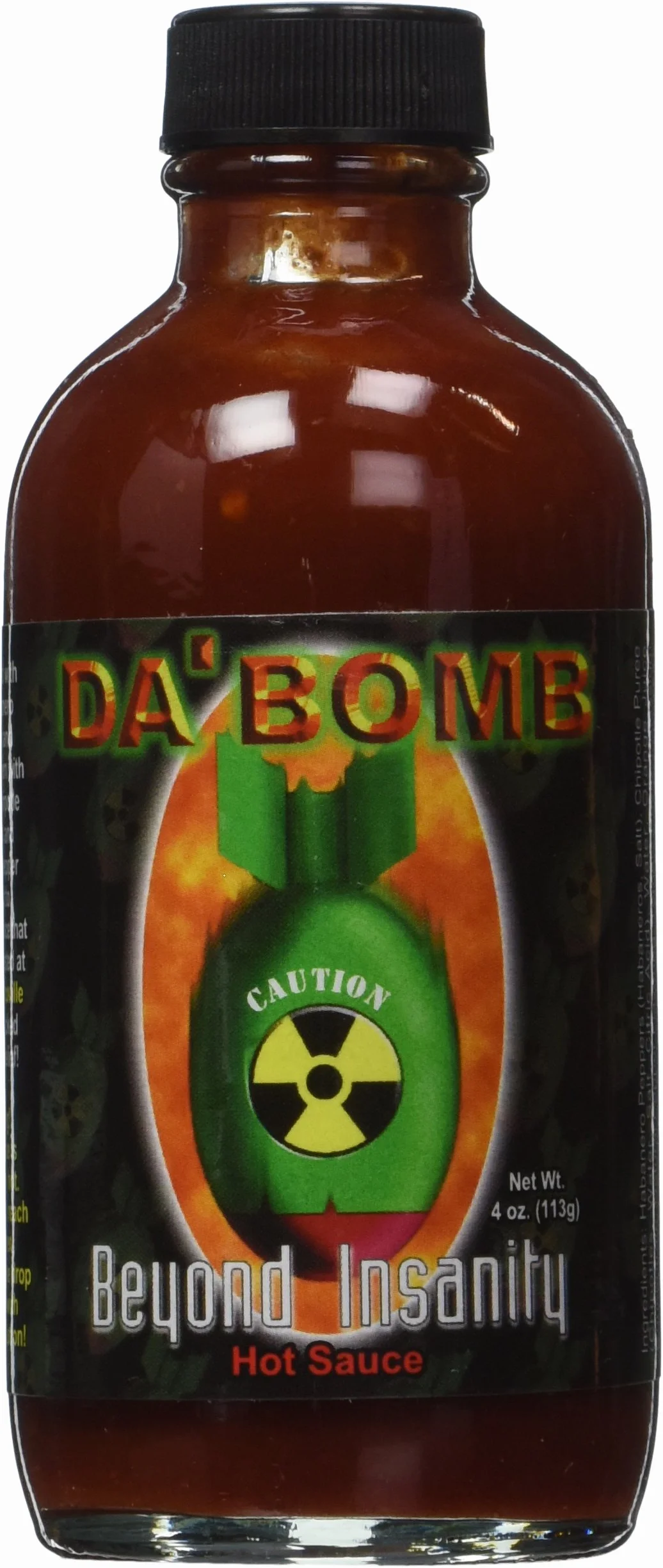 Da Bomb Beyond Insanity Hot Sauce Bottle