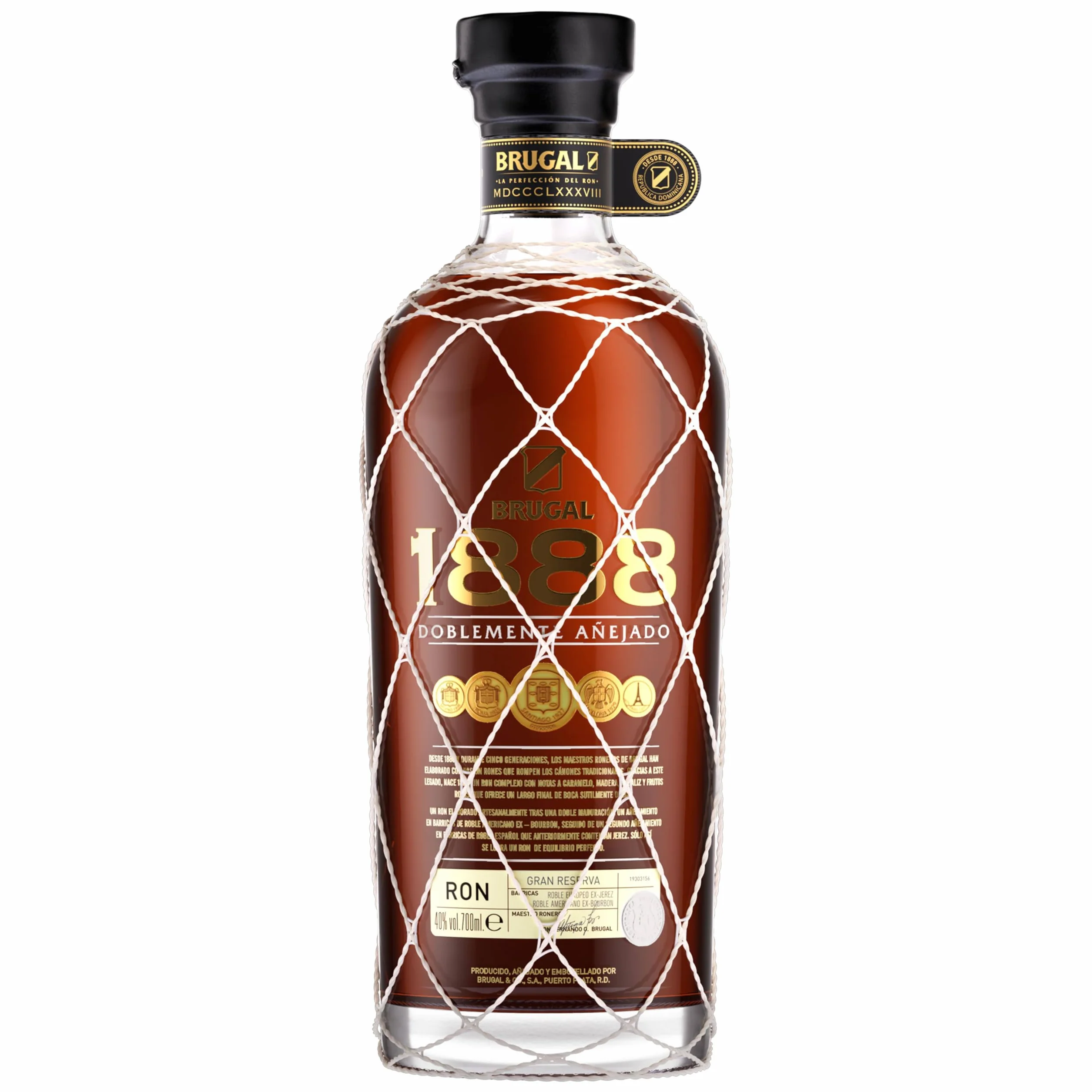 Brugal 1888 Gran Reserva Ron Dominicano Doblemente Añejado 70cl