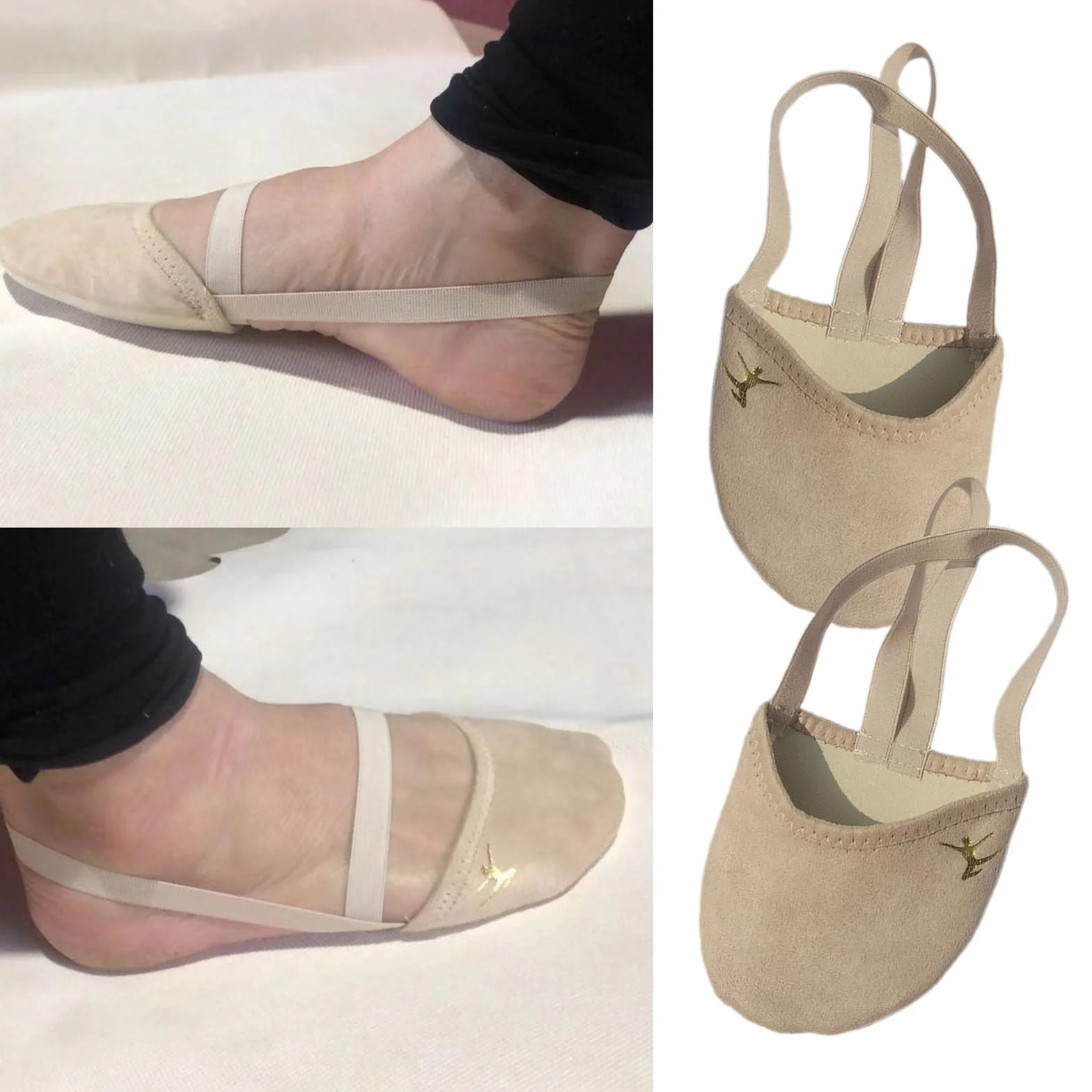Baile rítmico medias suelas para niños niñas ballet