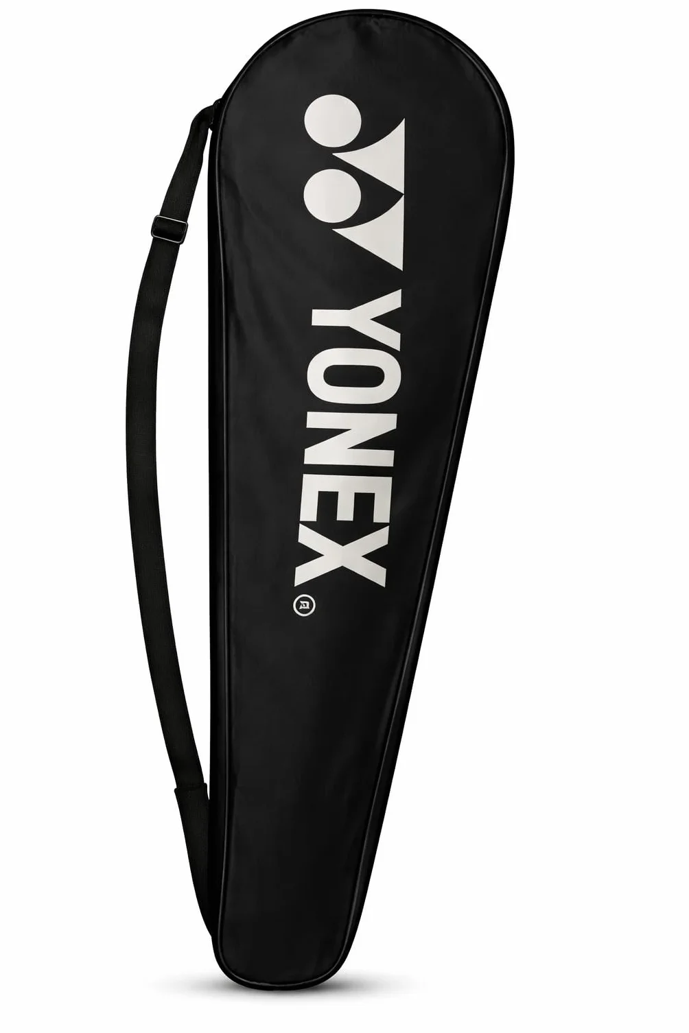 YONEX Torba na rakietę do badmintona, czarna, z regulowanym paskiem na ramię