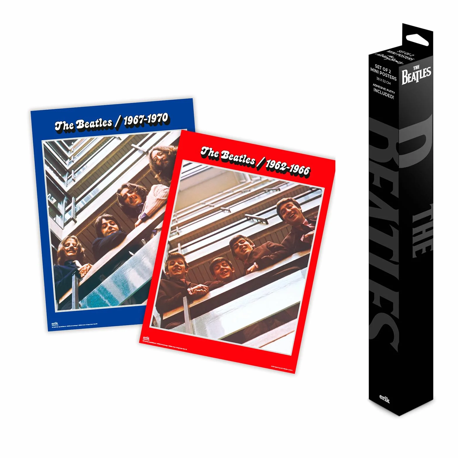 Grupo Erik The Beatles Poster 2-Pack Laminas Decorativas 38x52 cm