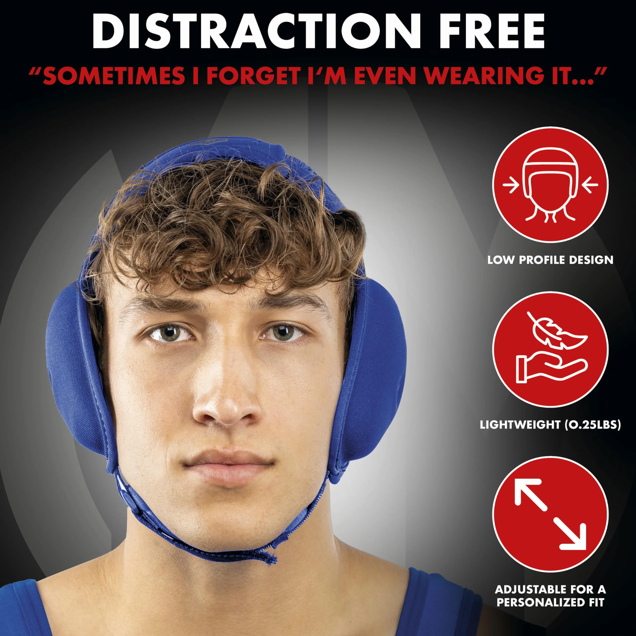 Matman Equipo de Cabeza de Lucha Libre Ultra Suave Ajustable Protector de Oídos Adulto Joven