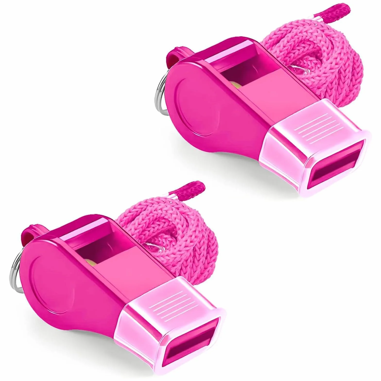 Silbato para árbitros 2 Piezas Plástico con Cordón