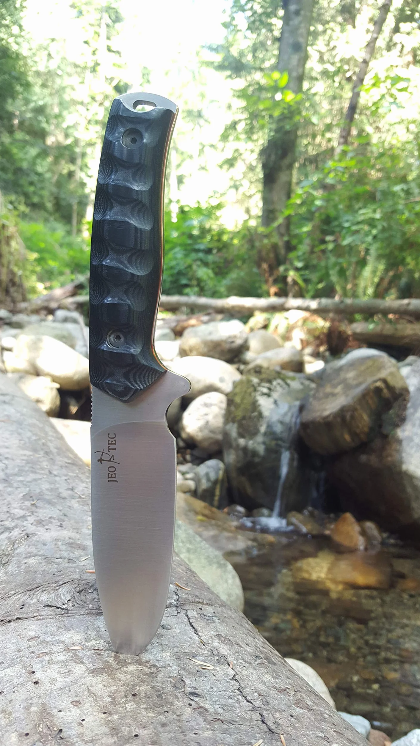 JEO-TEC Nº21 Nóż survivalowy bushcraft camping outdoor - Acero BÖHLER N690C - Fabricado en España