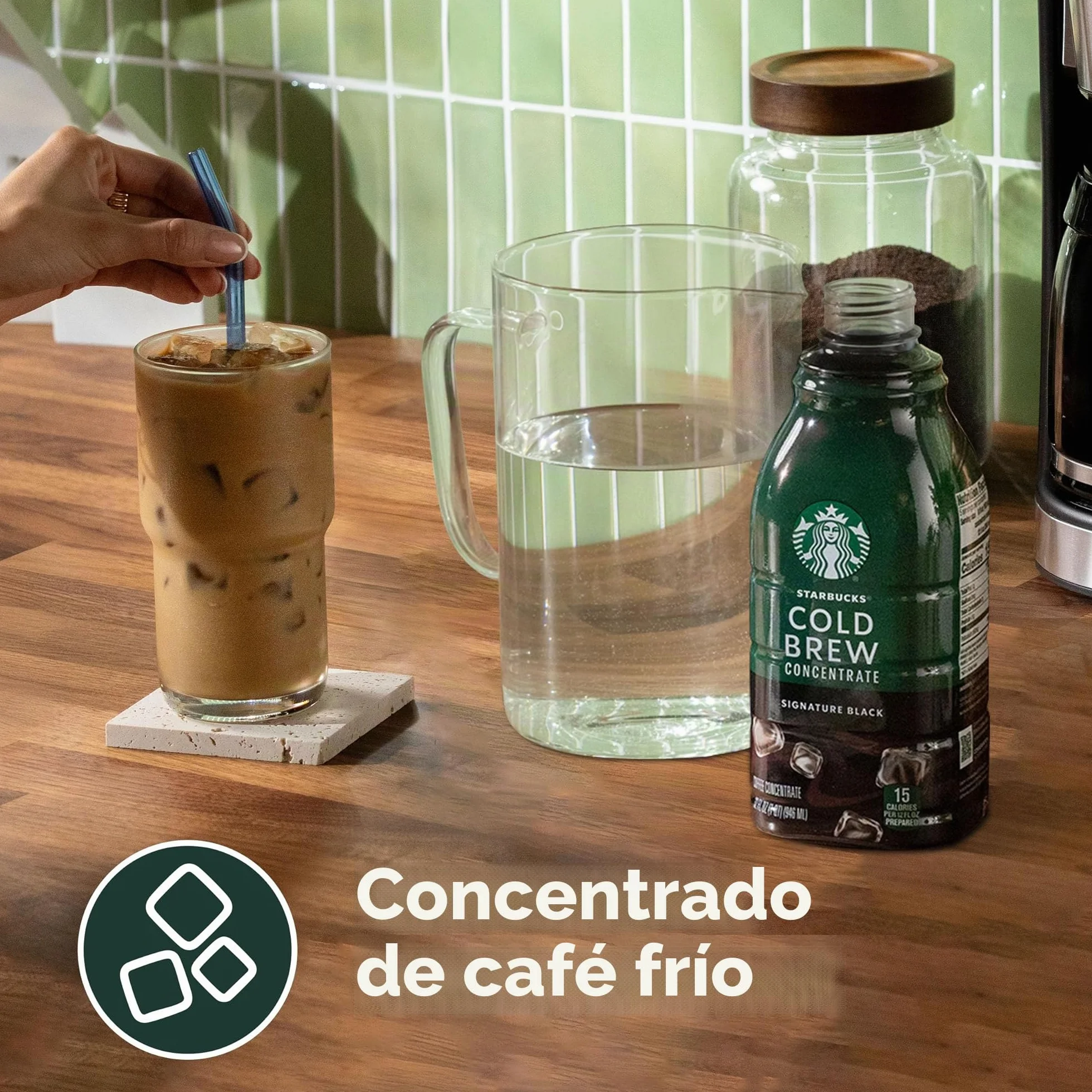 Starbucks Cold Brew Concentrado de Café, Café Helado con Sabor a Caramelo Dolce, 946 ml