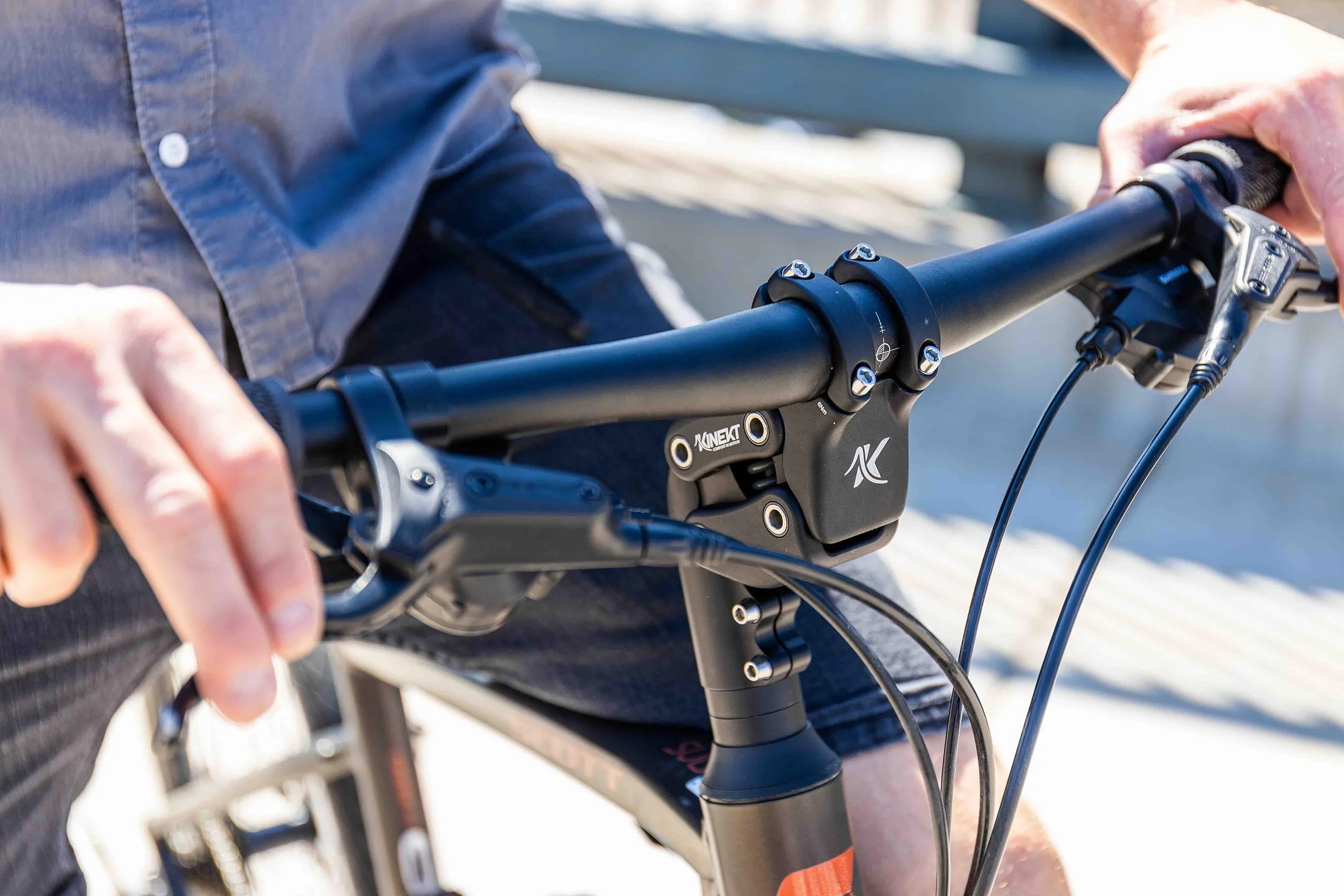 KINEKT Rise Verstellbare Fahrradlenkervorbau für Mountainbike, Rennrad, MTB, BMX