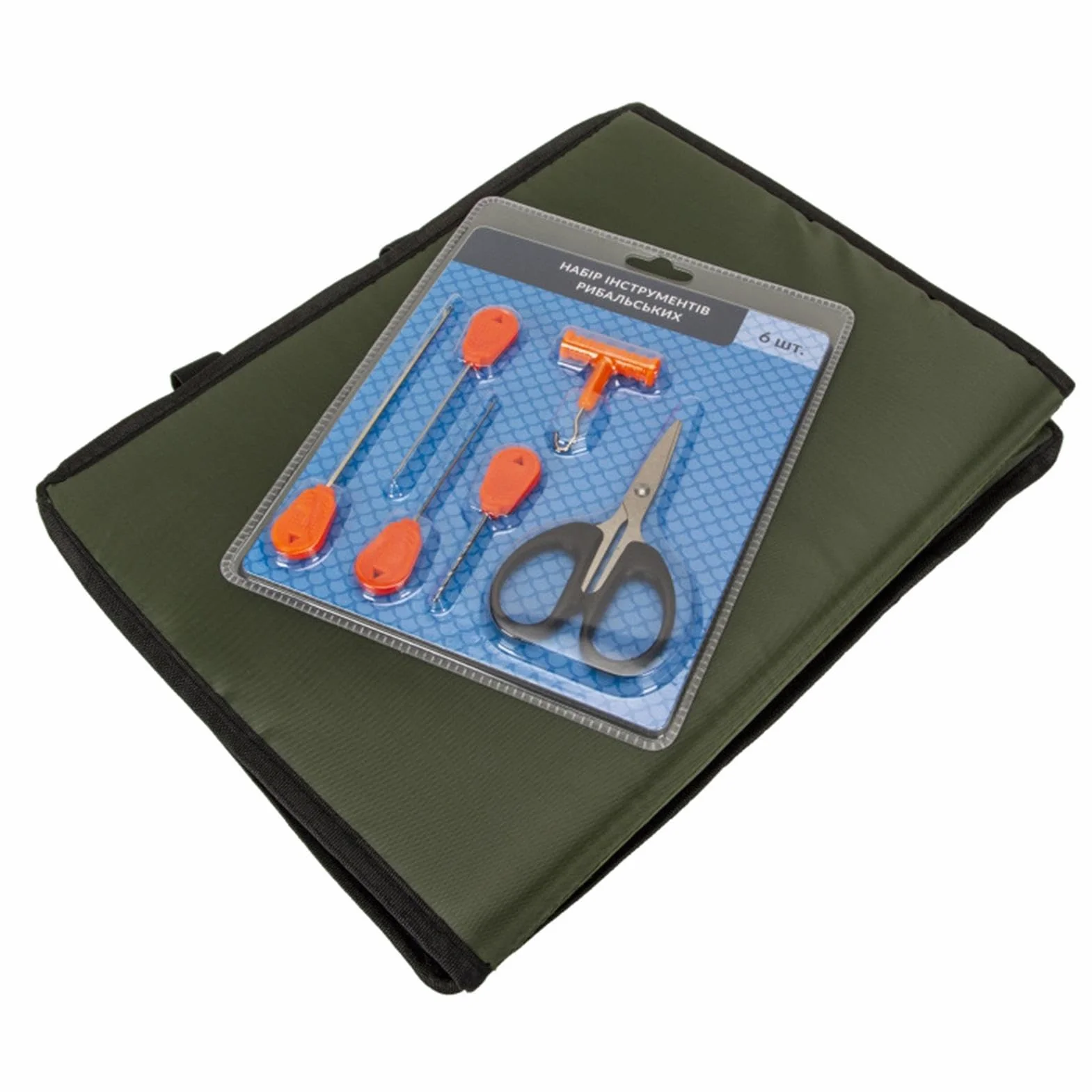 Estera de desenganche de pesca plegable portátil Juego de 7 alfombrillas de aterrizaje