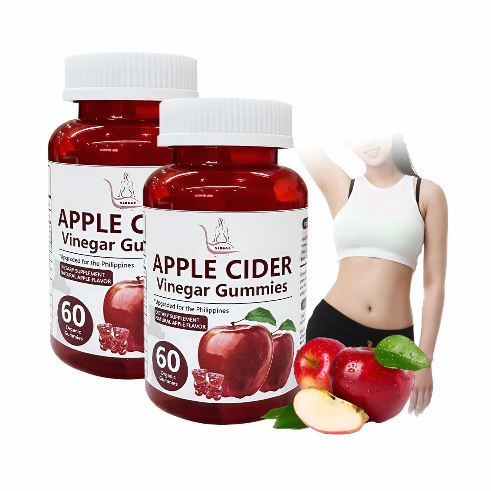 Gomitas Detox Adelgazantes - Control Natural Del Apetito Y Limpieza Corporal, Delicioso Sabor A Fruta(2PC)