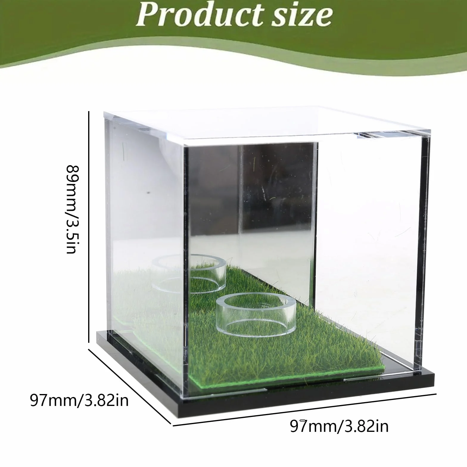 Soporte transparente para pelotas de golf, caja de exhibición para golf, béisbol