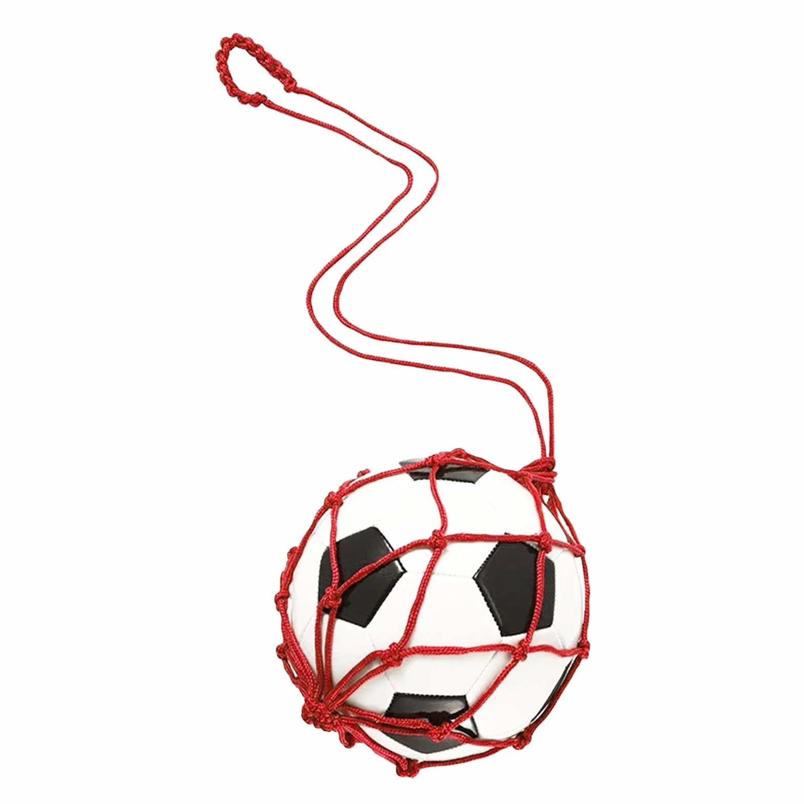 Mesh Ball Bag Nylon Drawstring 1 Ball Carrier Soccer Football Volleyball Storage Net Balls Bag Multifunctional Sports Holder