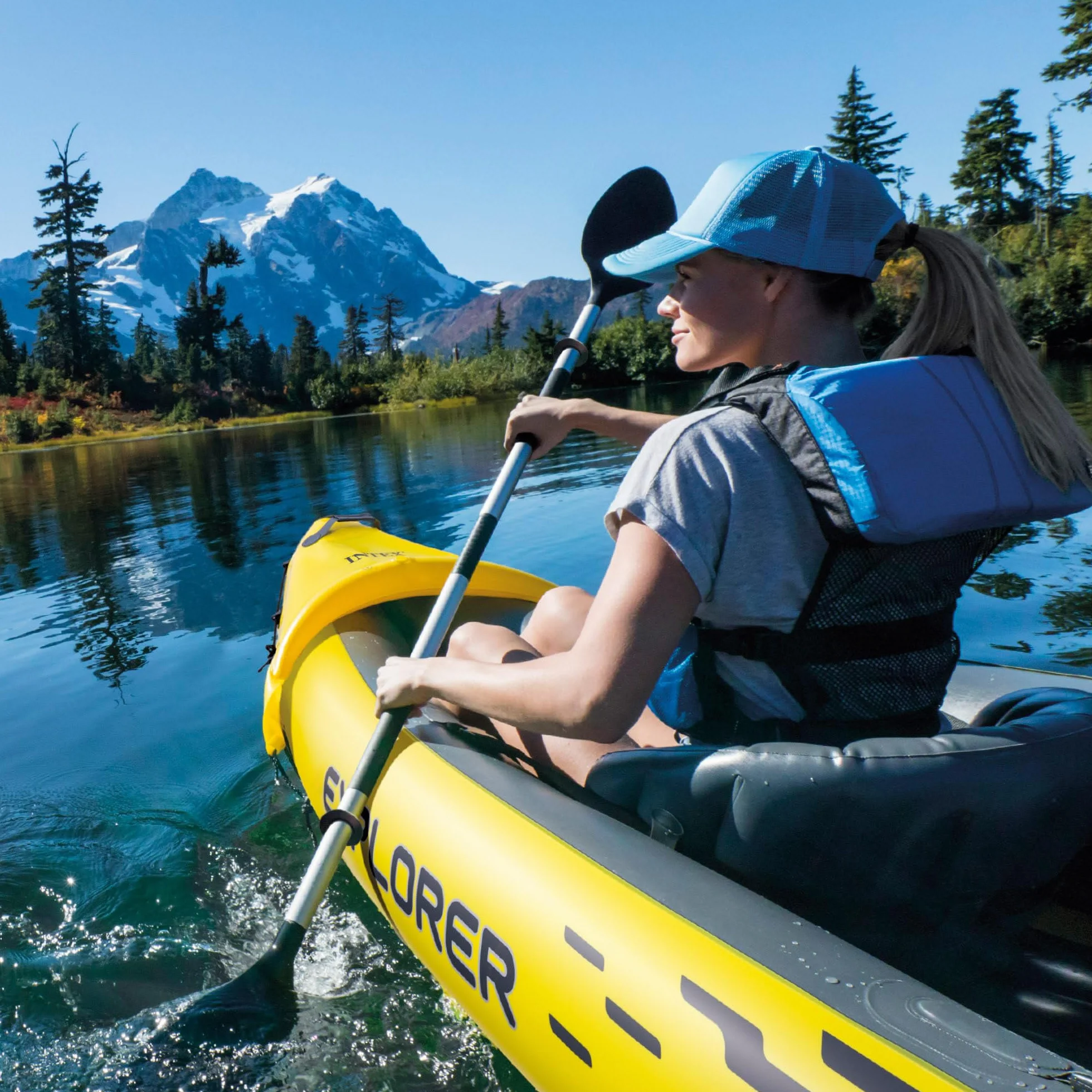 Intex Explorer K2 Kayak Hinchable para Adultos 2 Personas