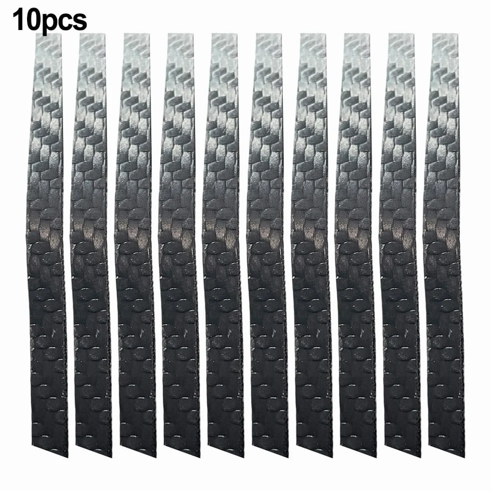 Cintas protectoras de borde de paleta de tenis de mesa 6 mm Paquete de 10 Negro
