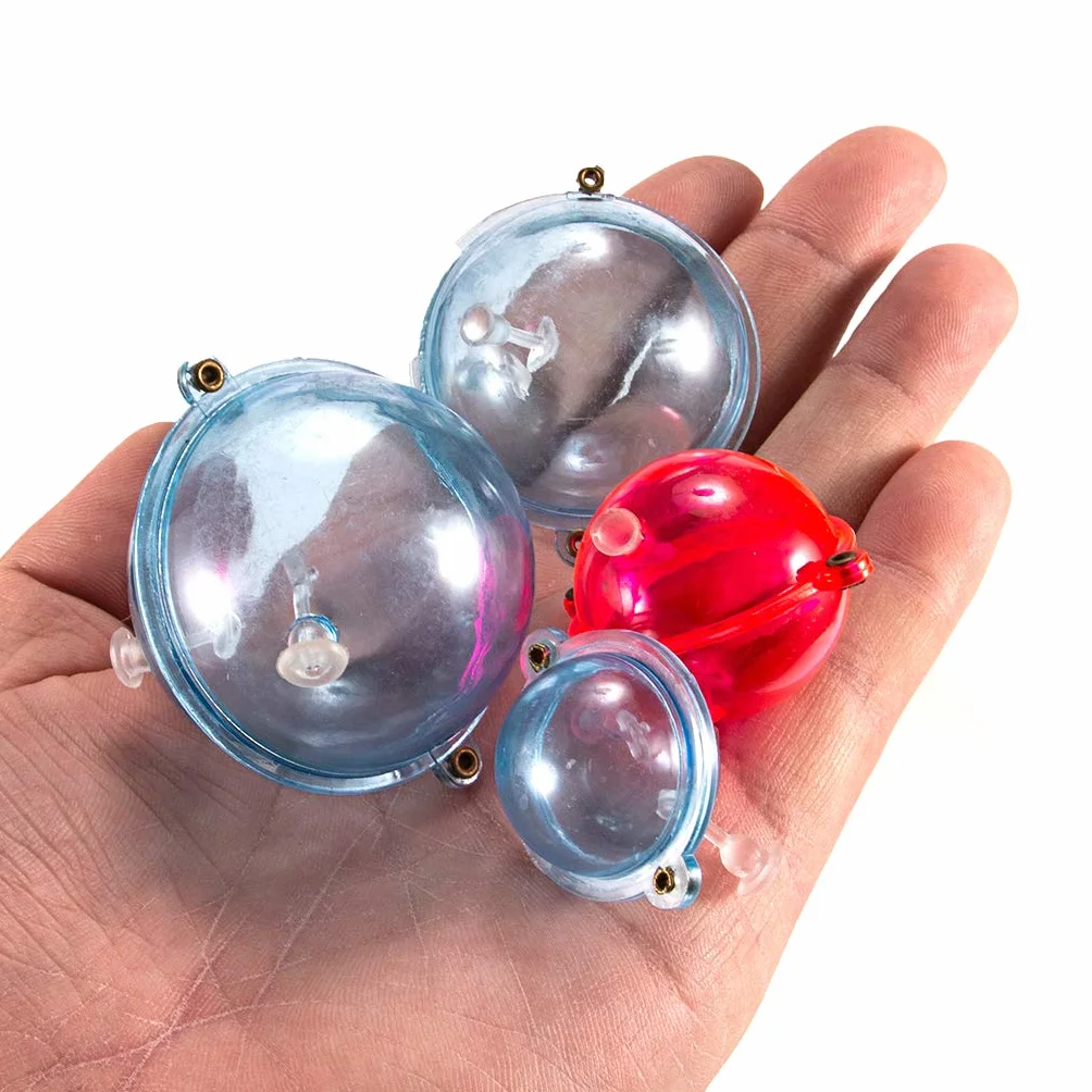 LANCHEN Flotador de Pesca ABS Bolas de Plástico 25/32/40/47mm 5 unids Set Azul Rojo