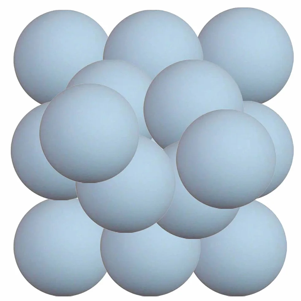 Manuel Gil Bola Futbolin Superdura Blanco Brillo 36g 34mm 15 Unidades