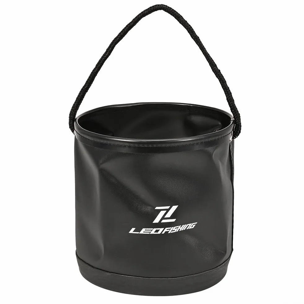 Ecológico 4.5L EVA Cubo de Pesca Portátil para Cebo Vivo Multifuncional Exteriores Azul