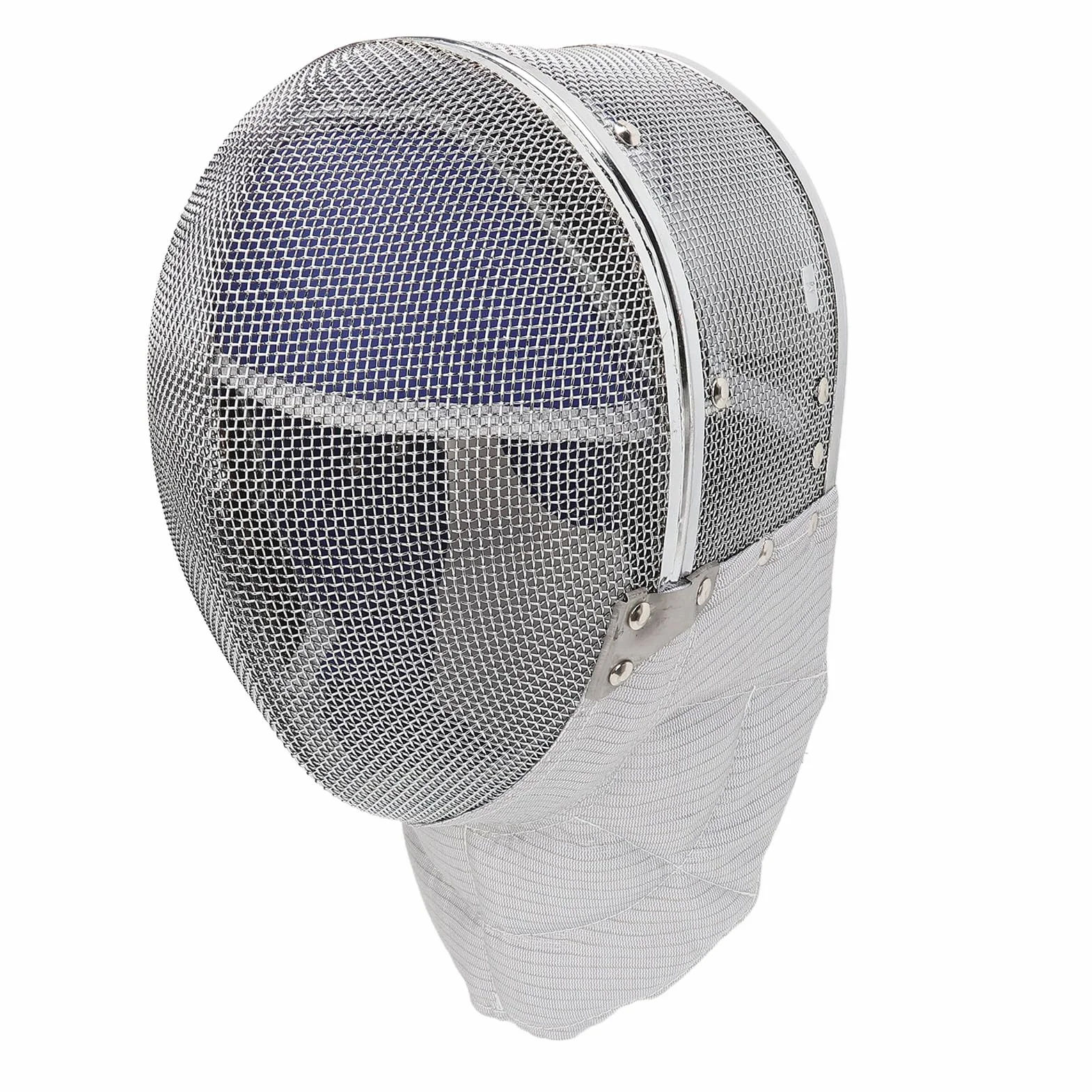 Dilwe Casco de Espada de Esgrima, Malla de Acero de Alta Resistencia, Cuero, Forro Desmontable, Certificado CE