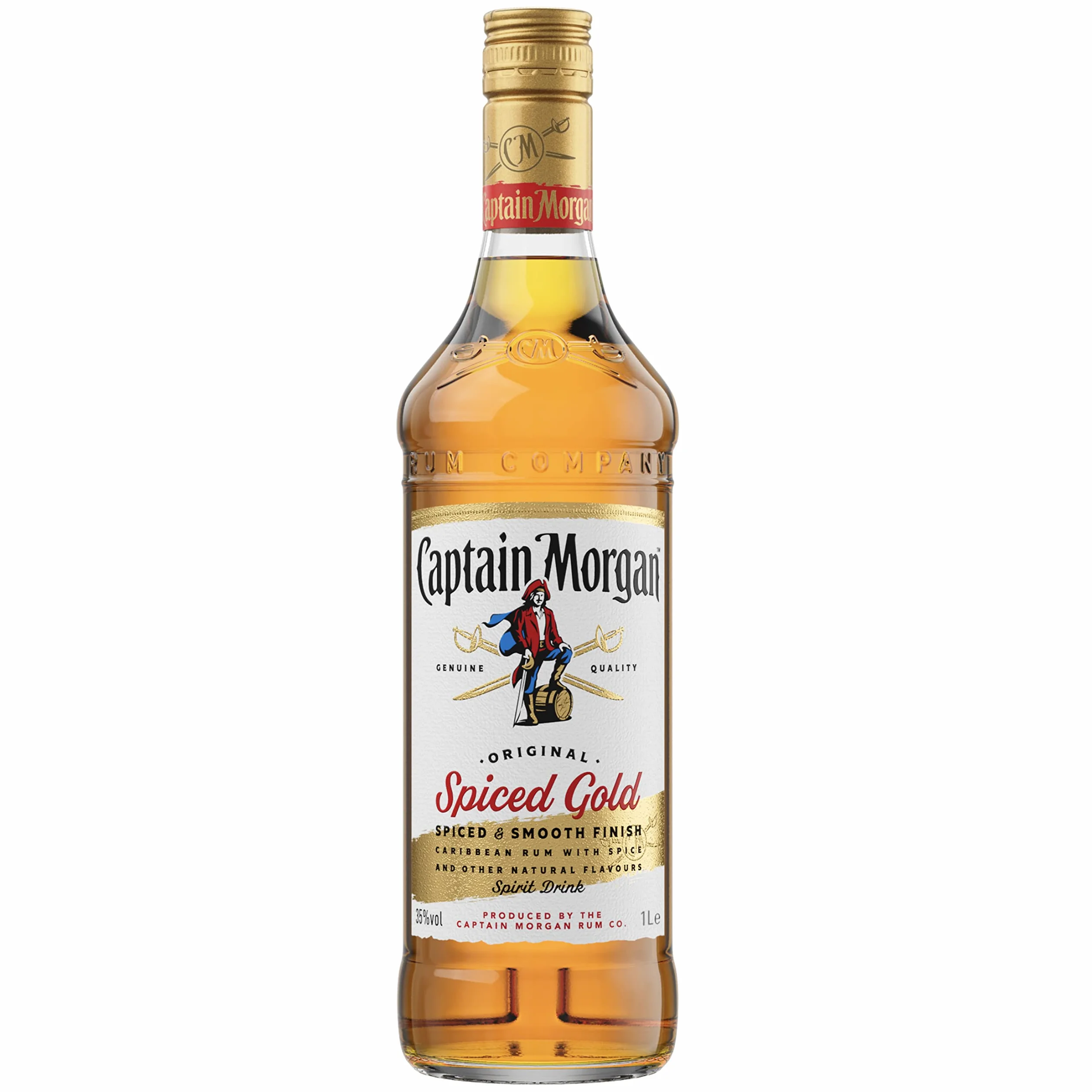 Captain Morgan Spice Gold Ron - 1000 ml