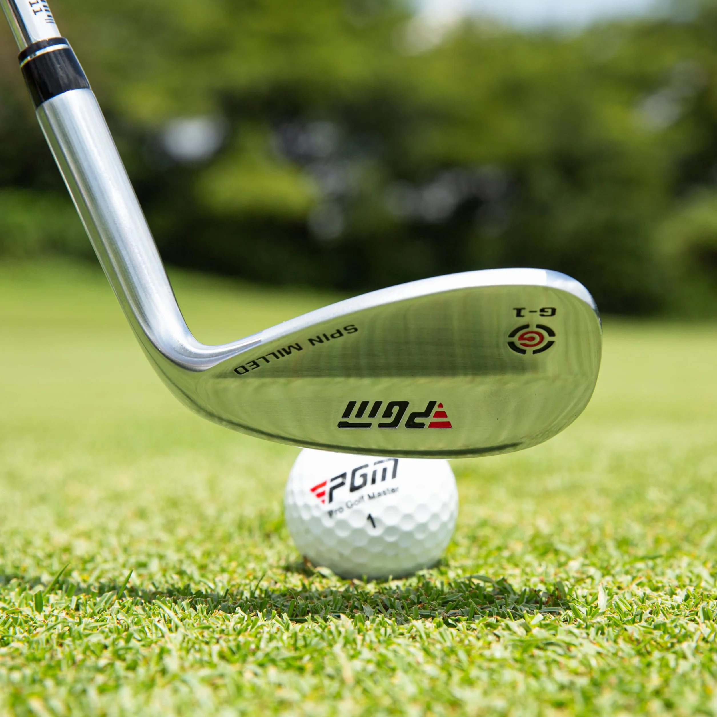 PGM Juego de Cuñas de Golf 50-64 Grados Cuña de Arena Lob Wedge Mano Derecha Superficie Fresada