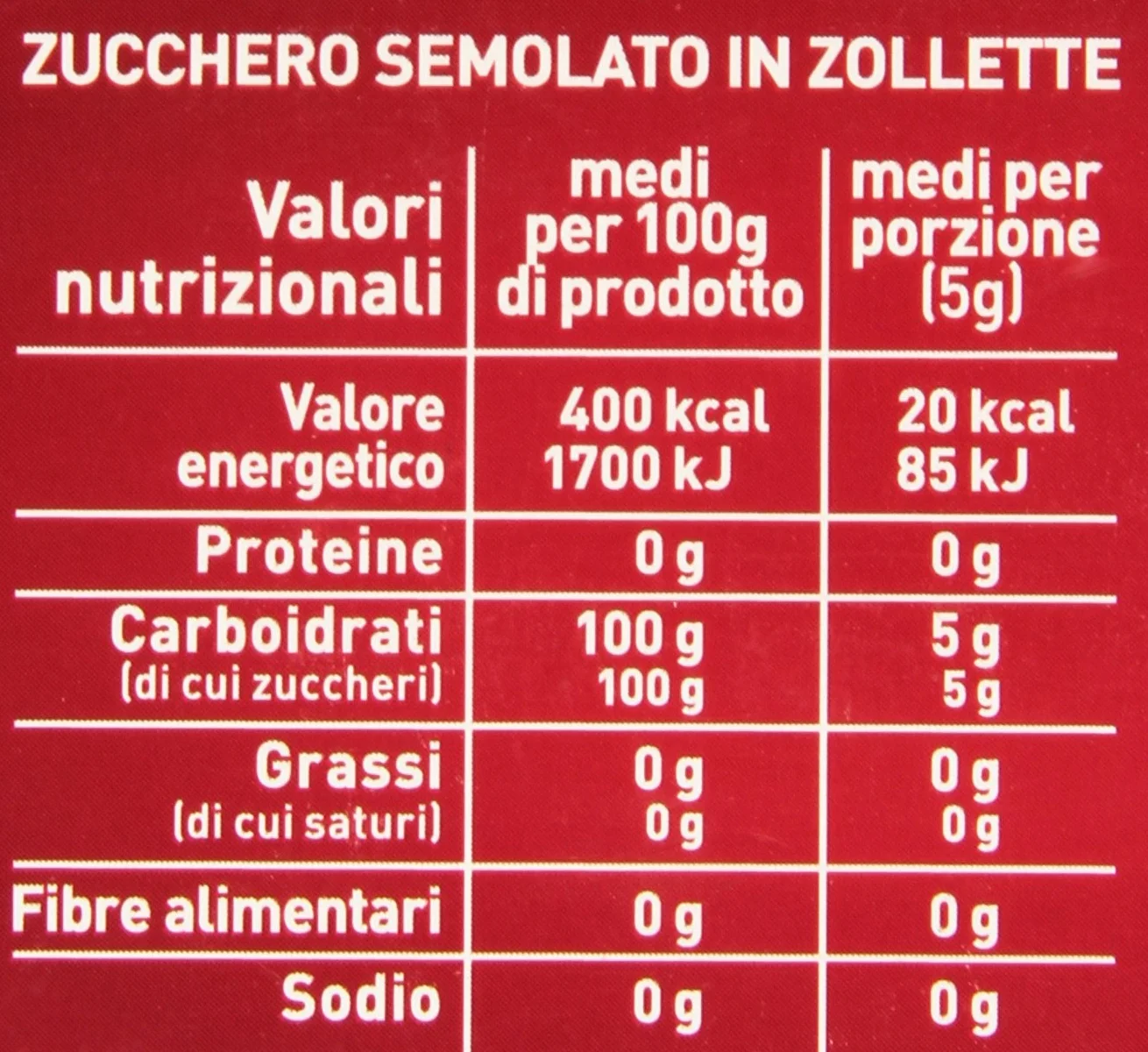 Eridania zucchero semolato bianco in zollette confezione da 1 chilogrammo (1000043673)