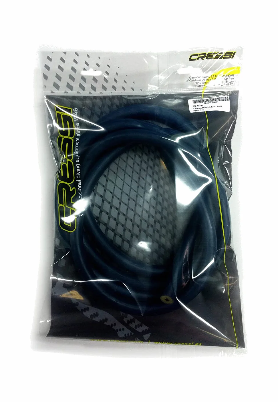 CRESSI Goma de Fusil de Pesca submarina Tira Goma Standard 1mt