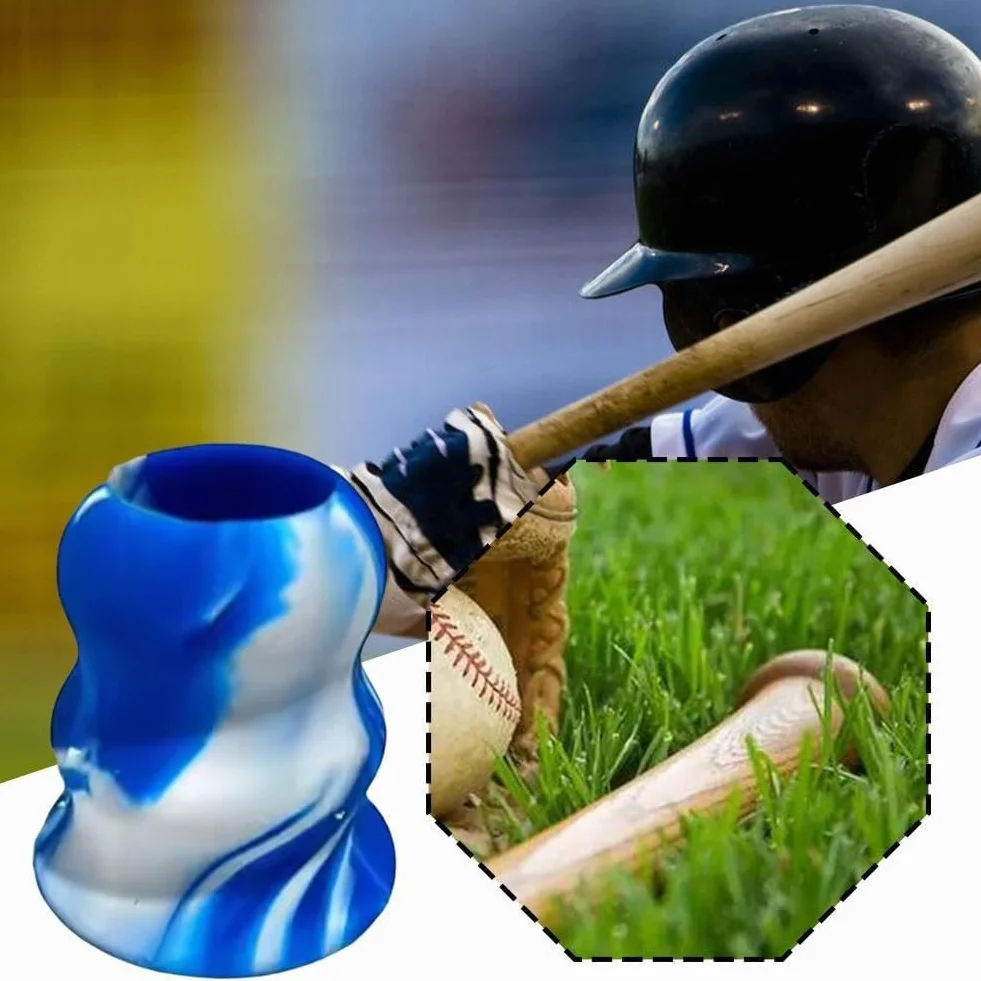 Cinta de agarre cónica para bate de béisbol, bandas absorbentes, protección ergonómica