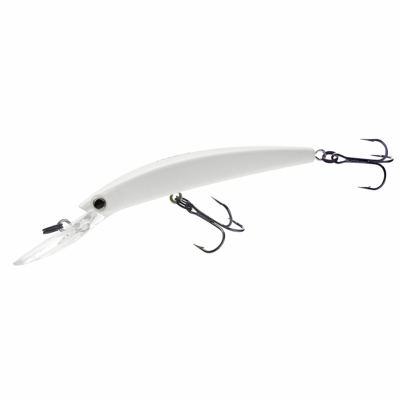 Yo-Zuri Crystal Minnow Deep Diver Walleye 110 mm 4 3/8" Blanco Flotante Profundo Diver señuelo