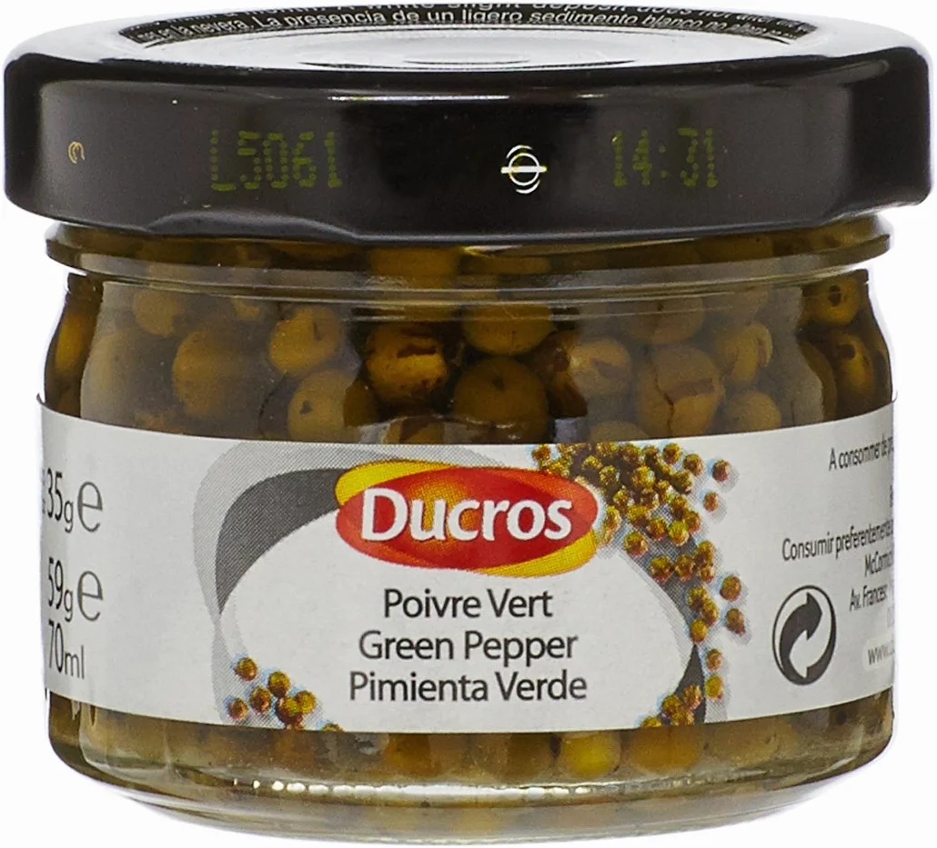 Ducros Poivre Vert en Saumure 35 g - Lot de 4