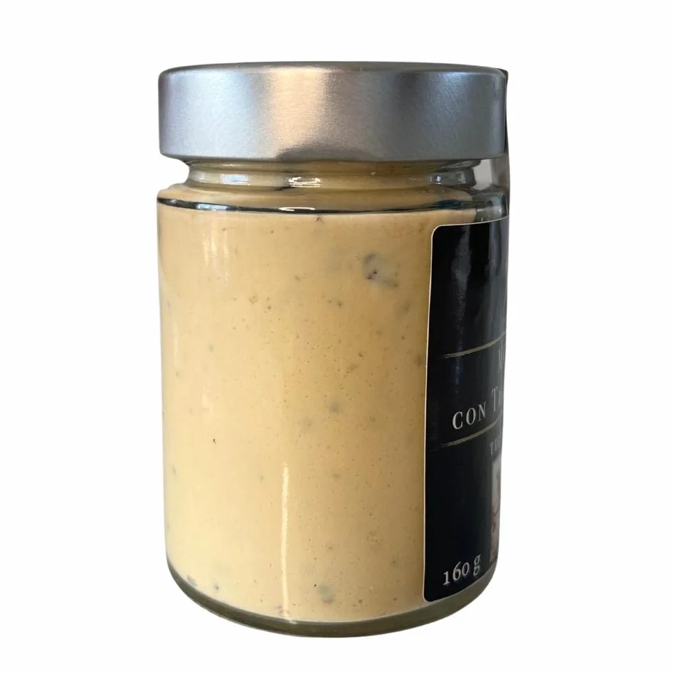 Mostaza TRUFA NEGRA de Verano 160g | Mostaza Francesa | Producto Gourmet 100% Natural | Vegano-Vegetariano-Sin Gluten | El Royal Trufas
